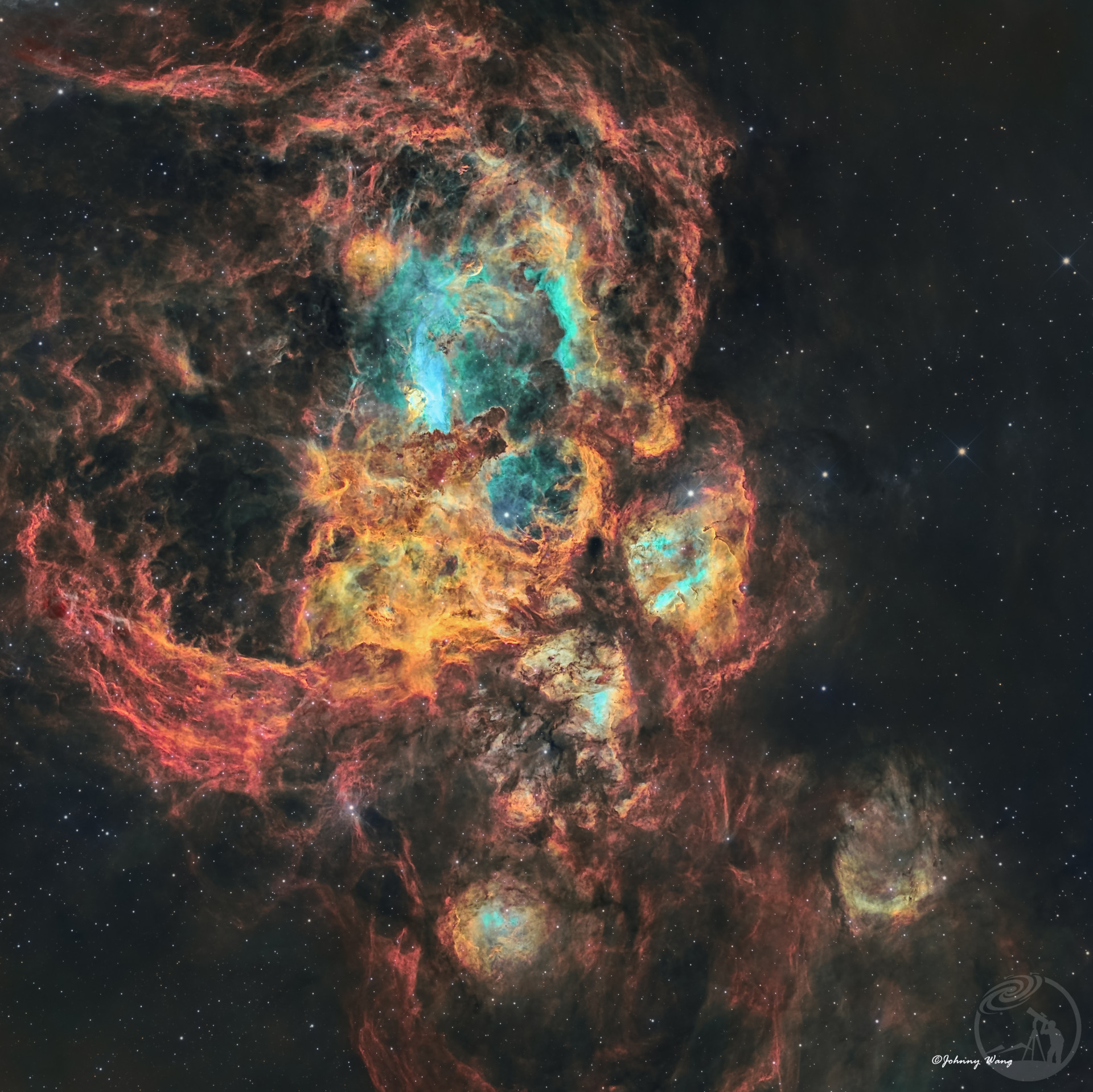 NGC6357龙虾星云窄带