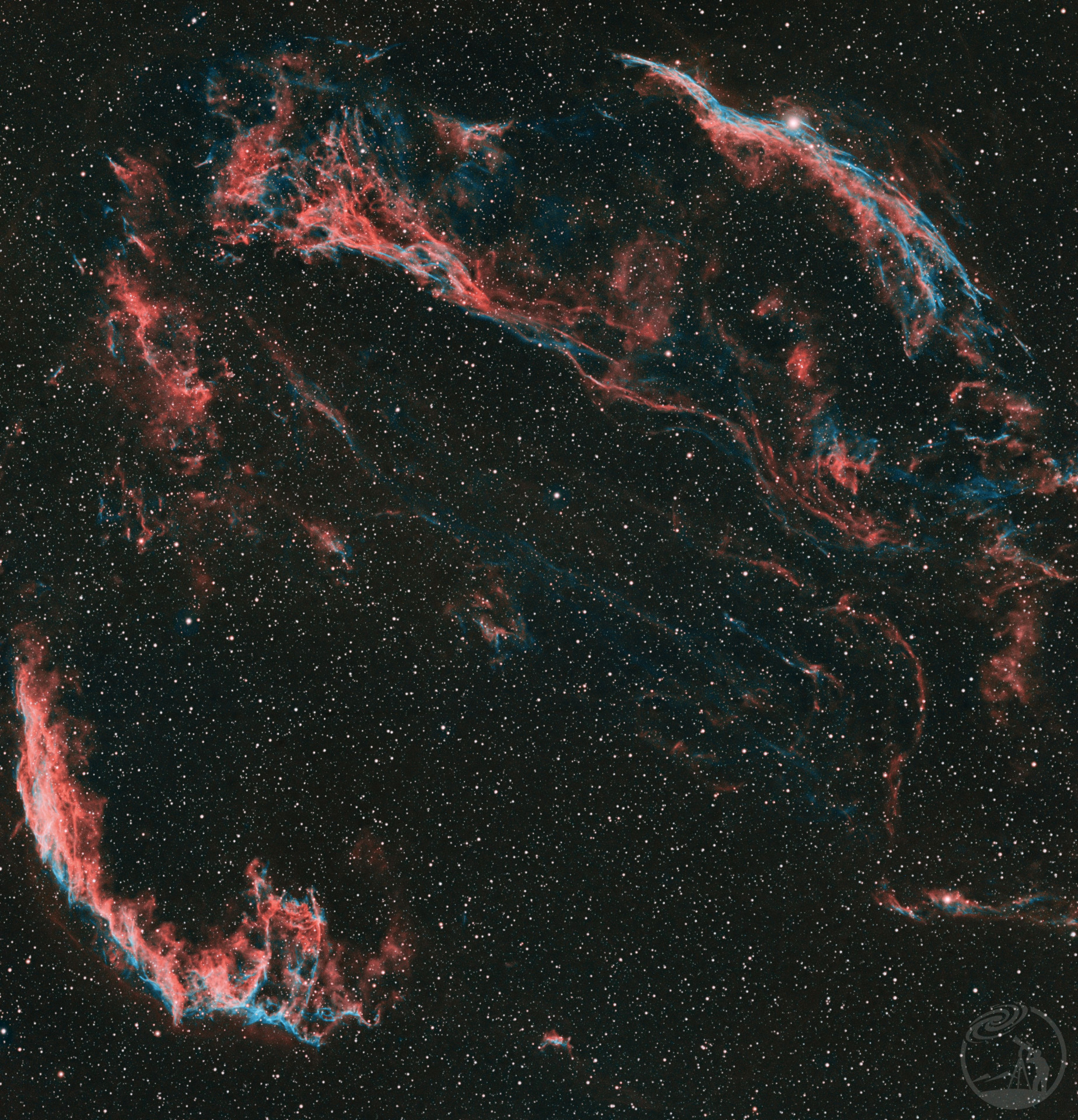 面纱星云马赛克全景