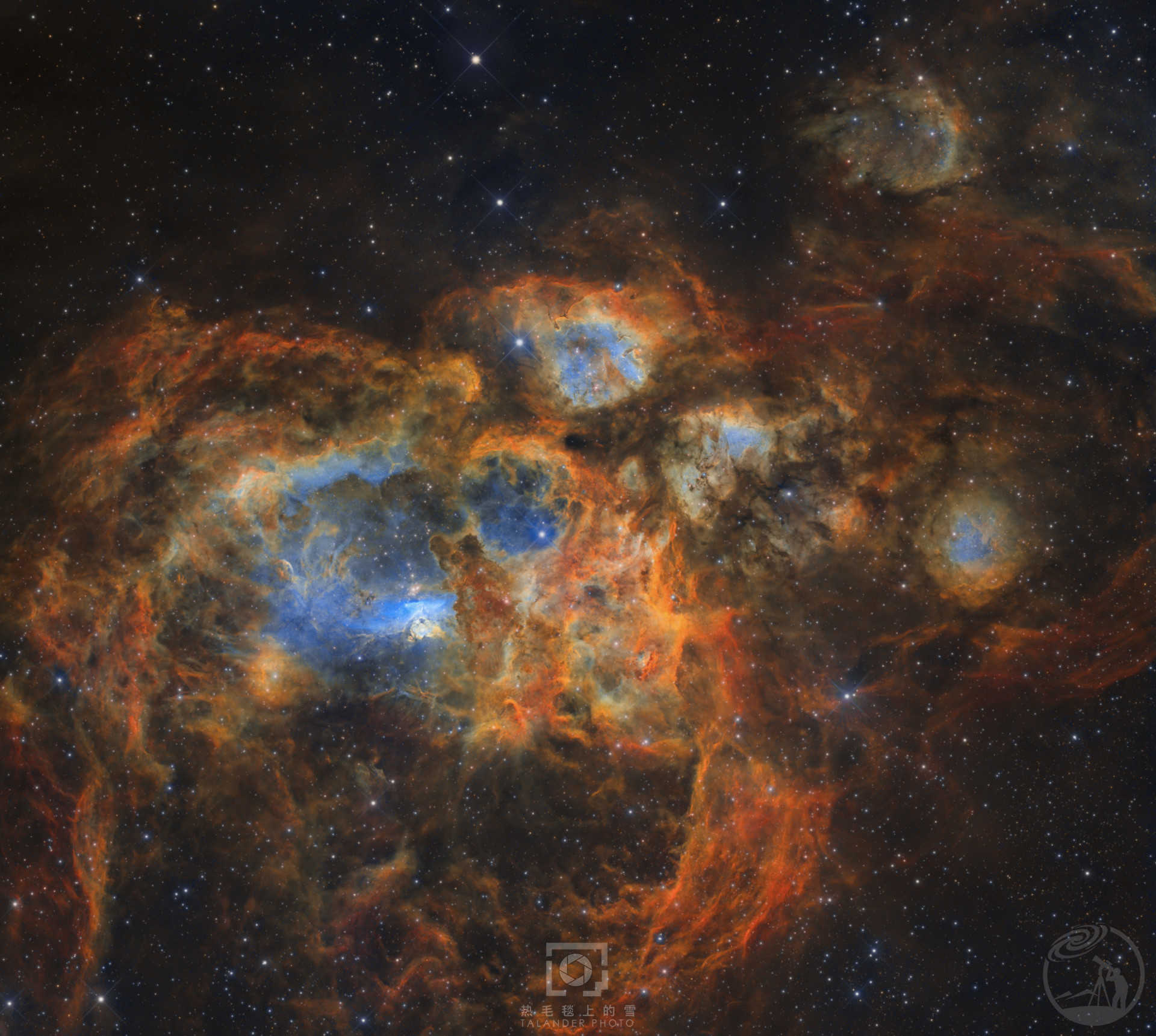 NGC6357 龙虾星云