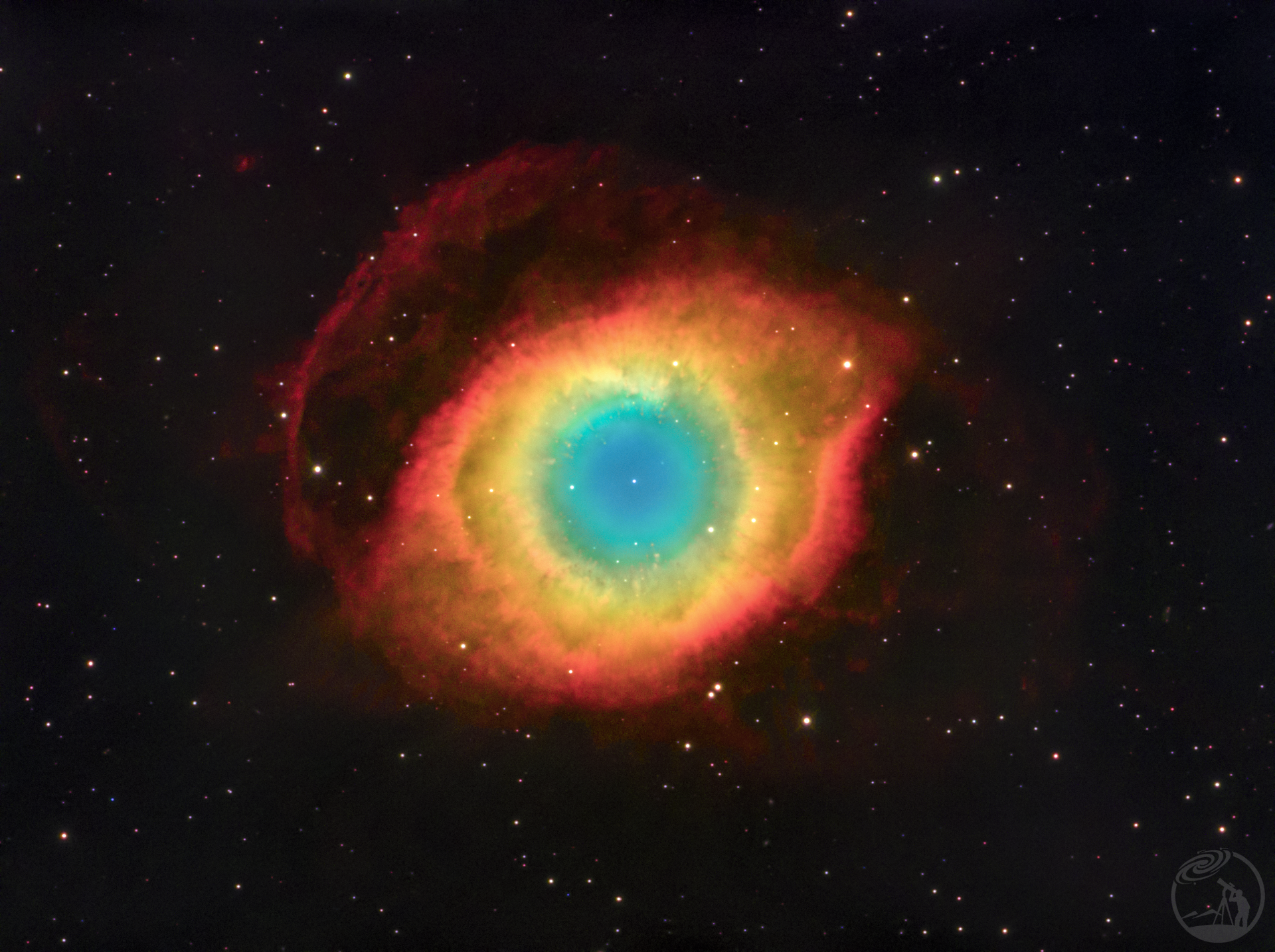 NGC7293 彩虹眼 （上帝之眼）