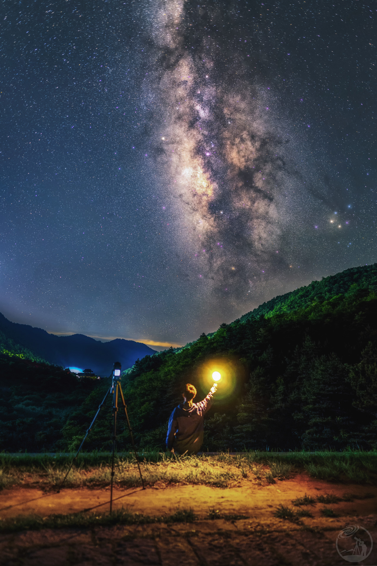 星空下