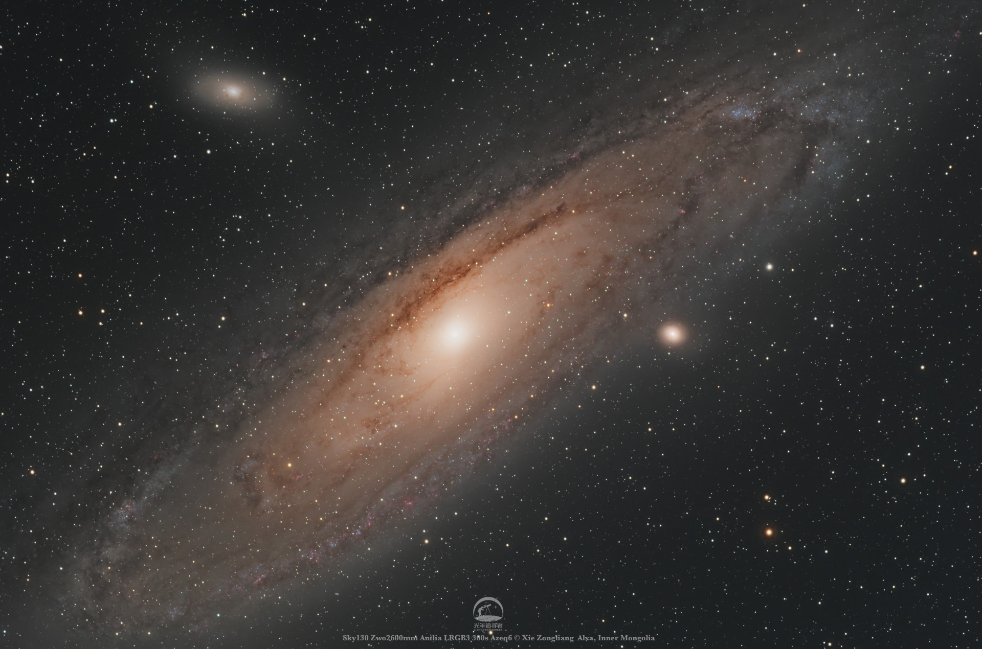 M31 2022年首拍 LRGB 各3张