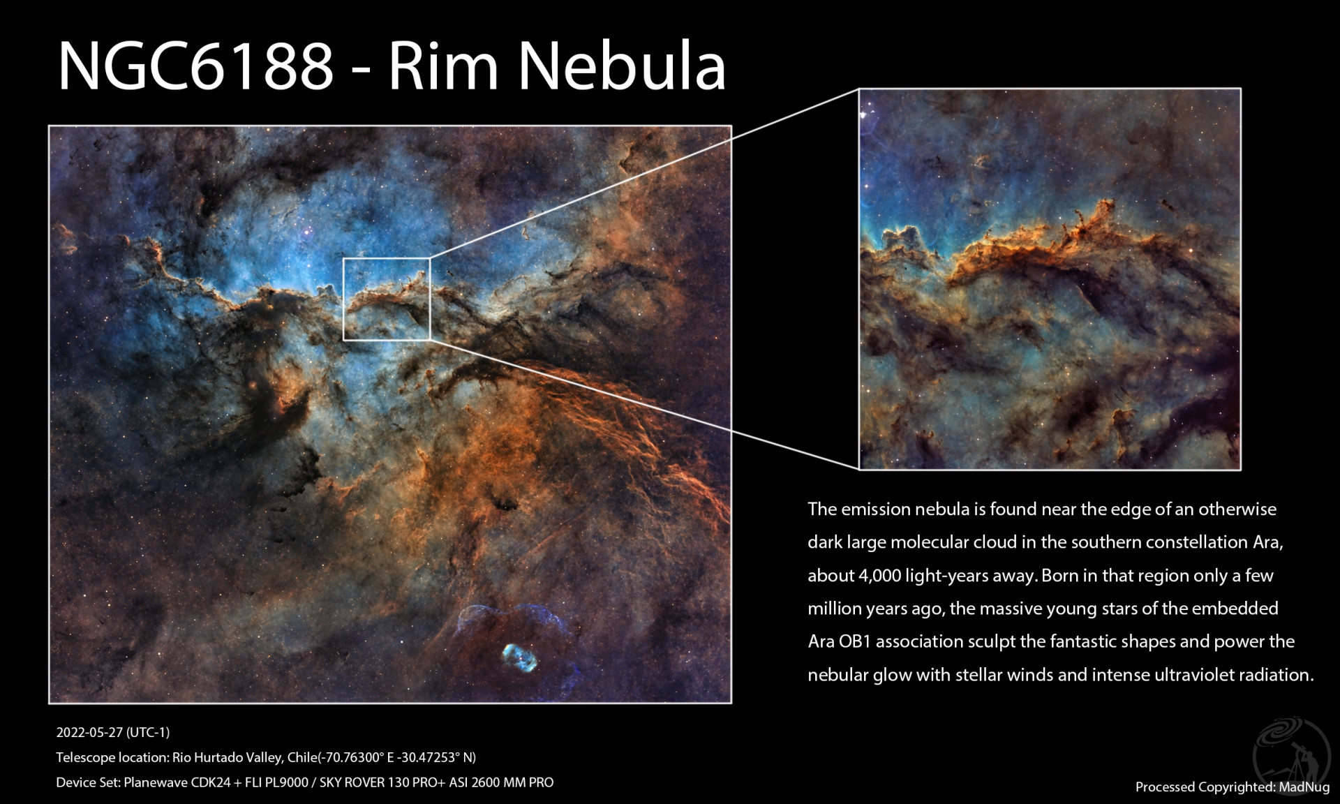 NGC6188 天坛座之龙