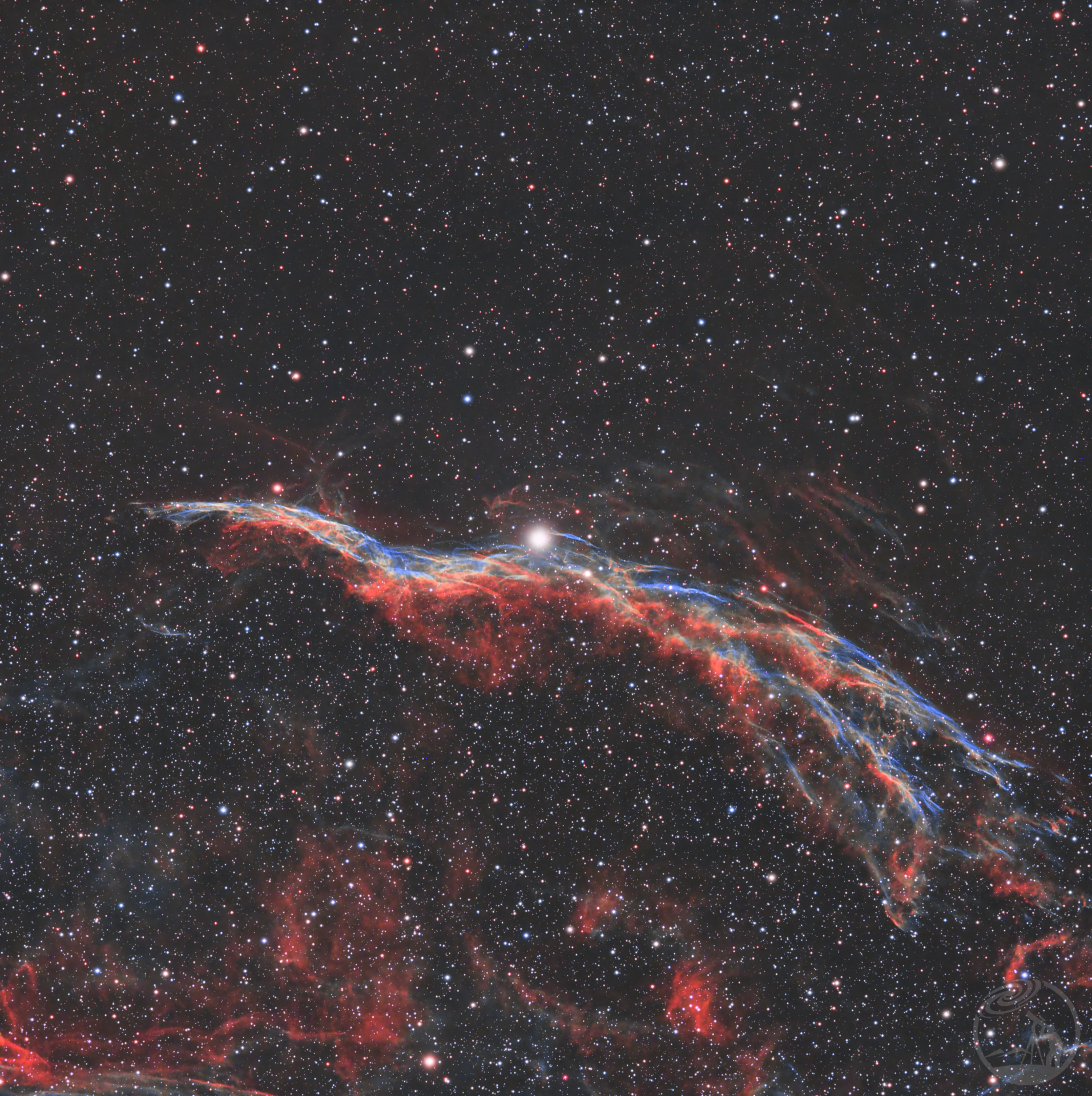 ngc6960西面纱星云