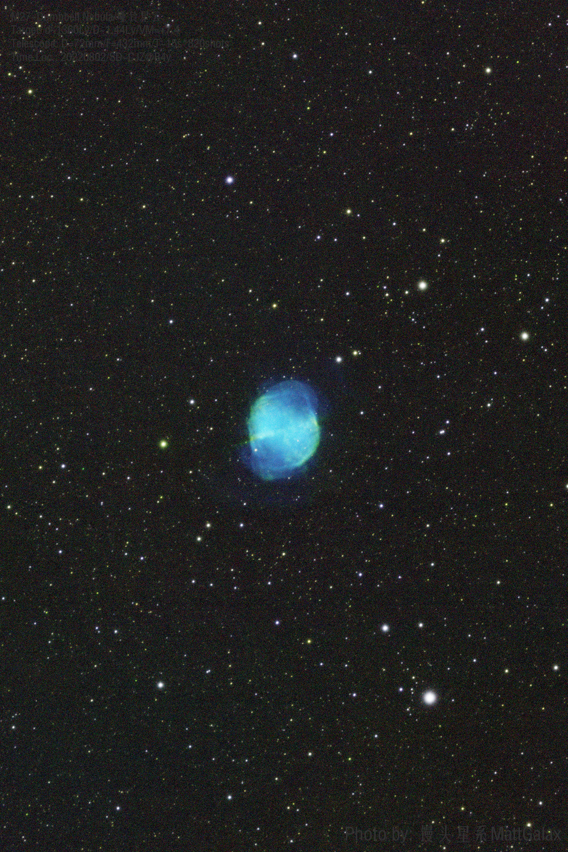 【15秒深空】M27-哑铃星云