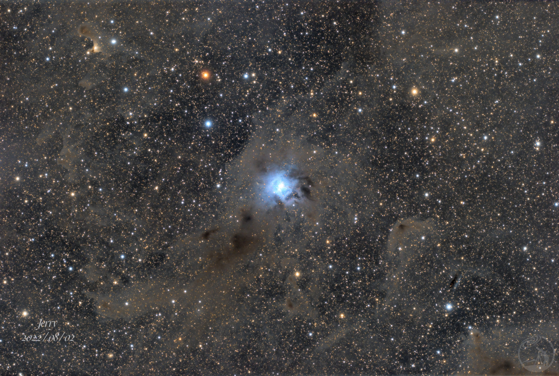 鸢尾花星云 Ngc7023