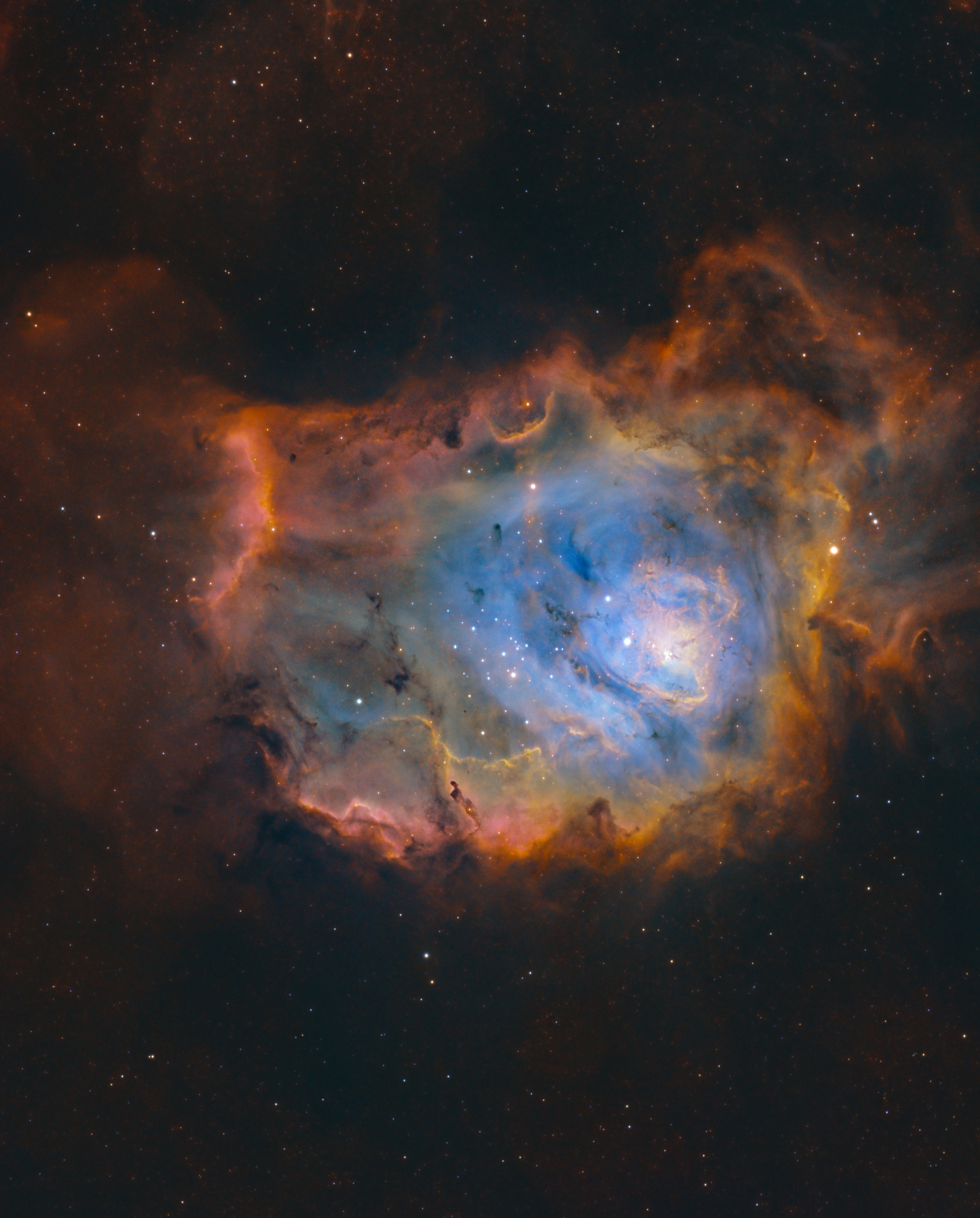 阳台上7级光害中的M8