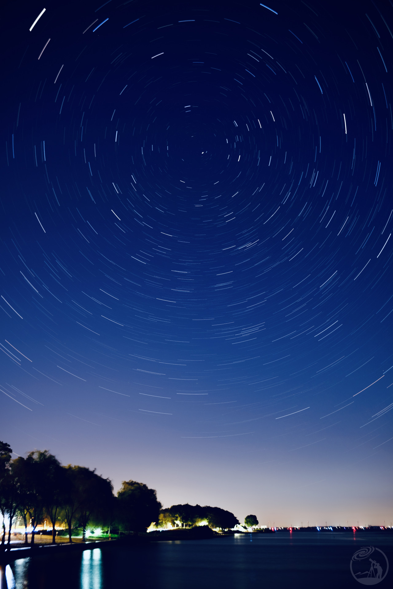 阳澄湖畔的星轨