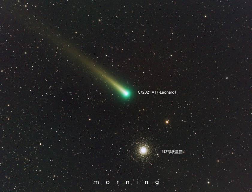 C/2021 A1彗星与M3星团