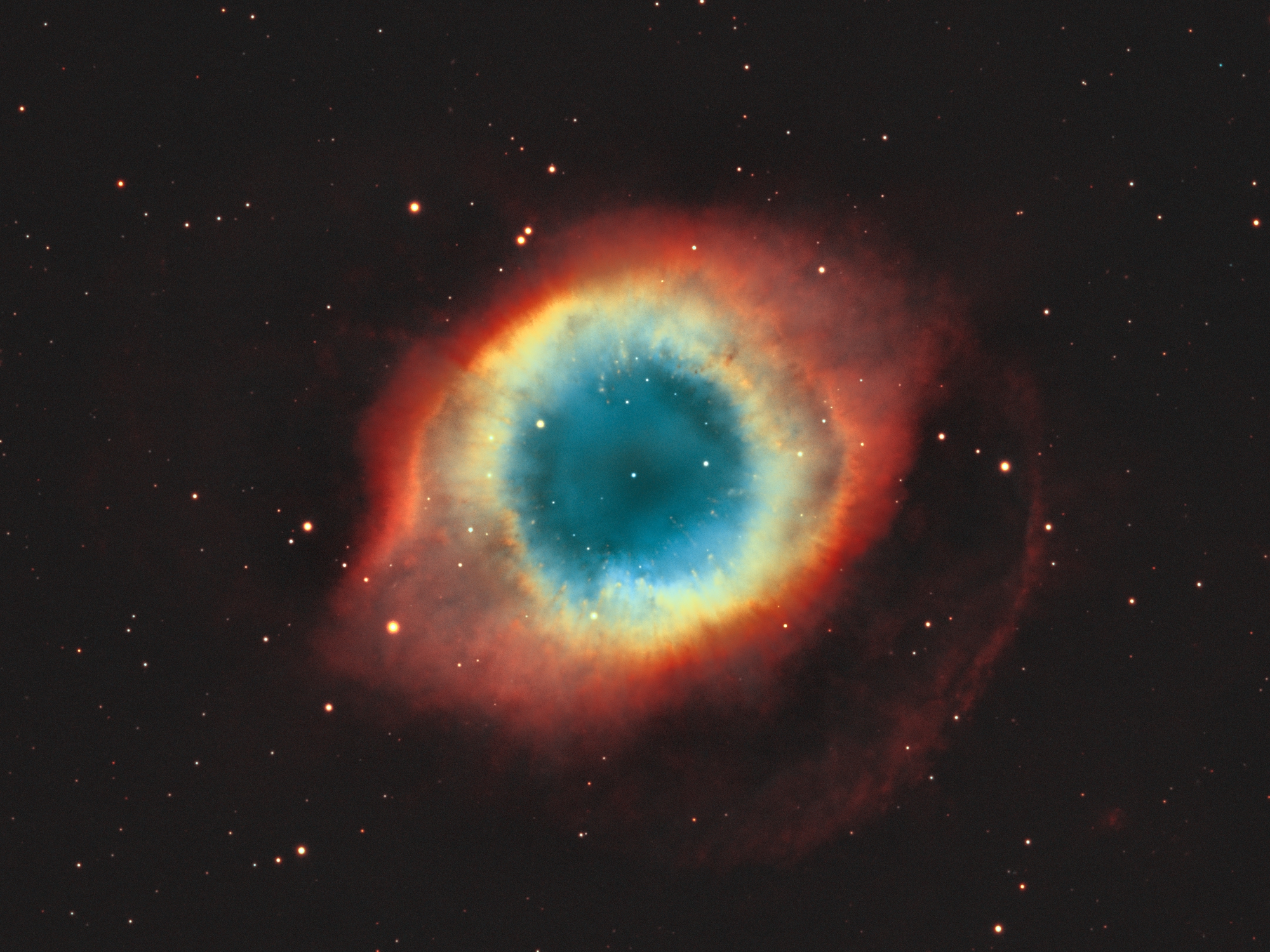 5h50’ ngc7293 （只拍了h和o通道）