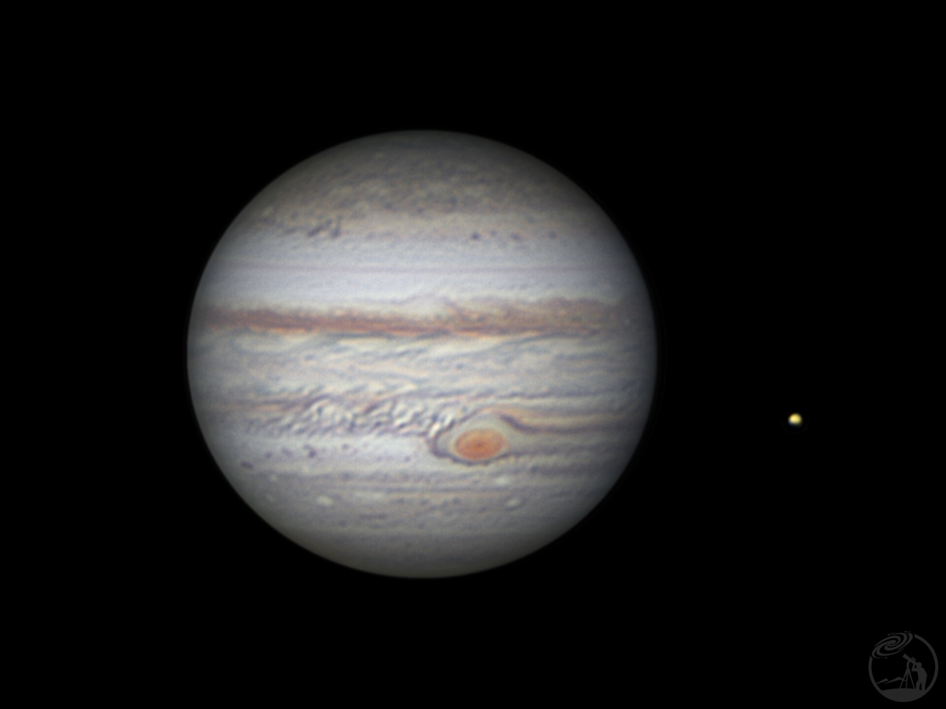 8月29日木星与木卫一