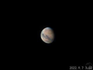 火星越来越近了