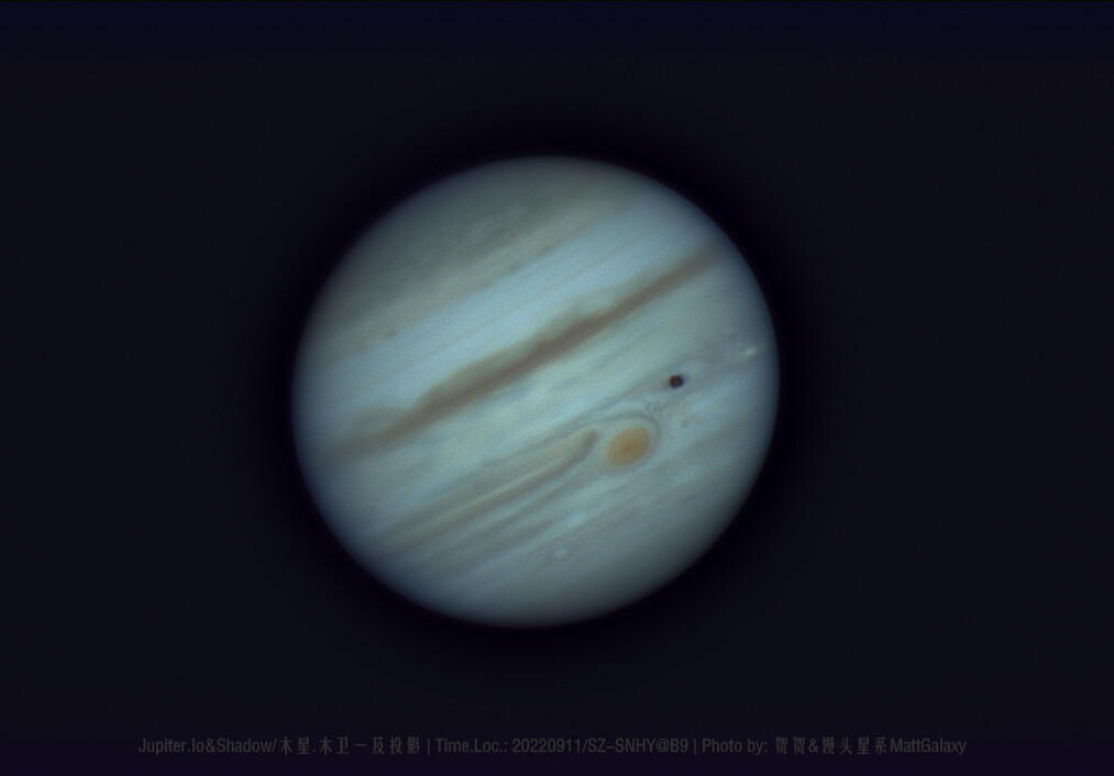 Jupiter.Io&Shadow/木星.木卫一及投影