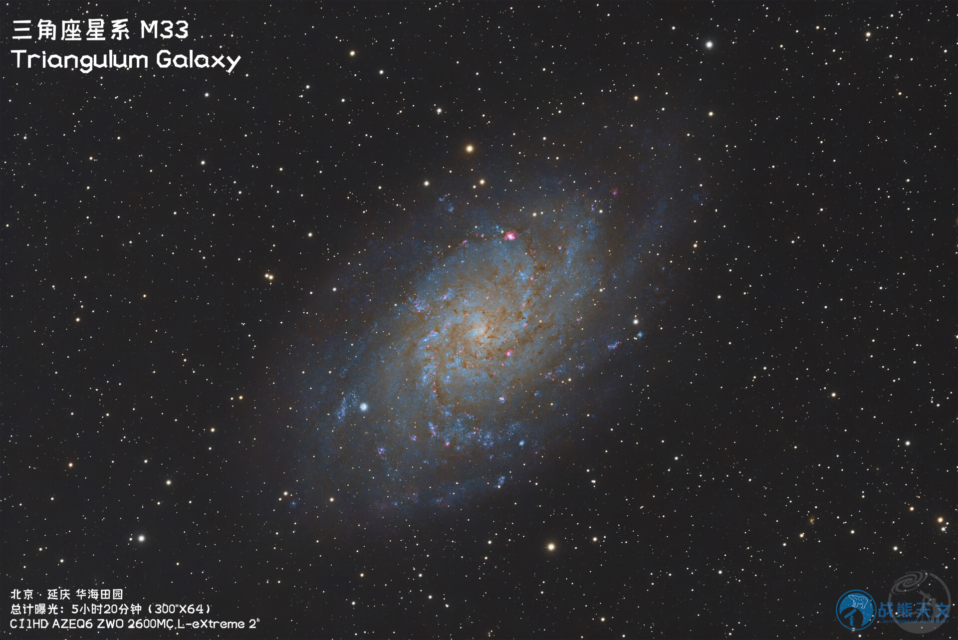 M33 三角座星系