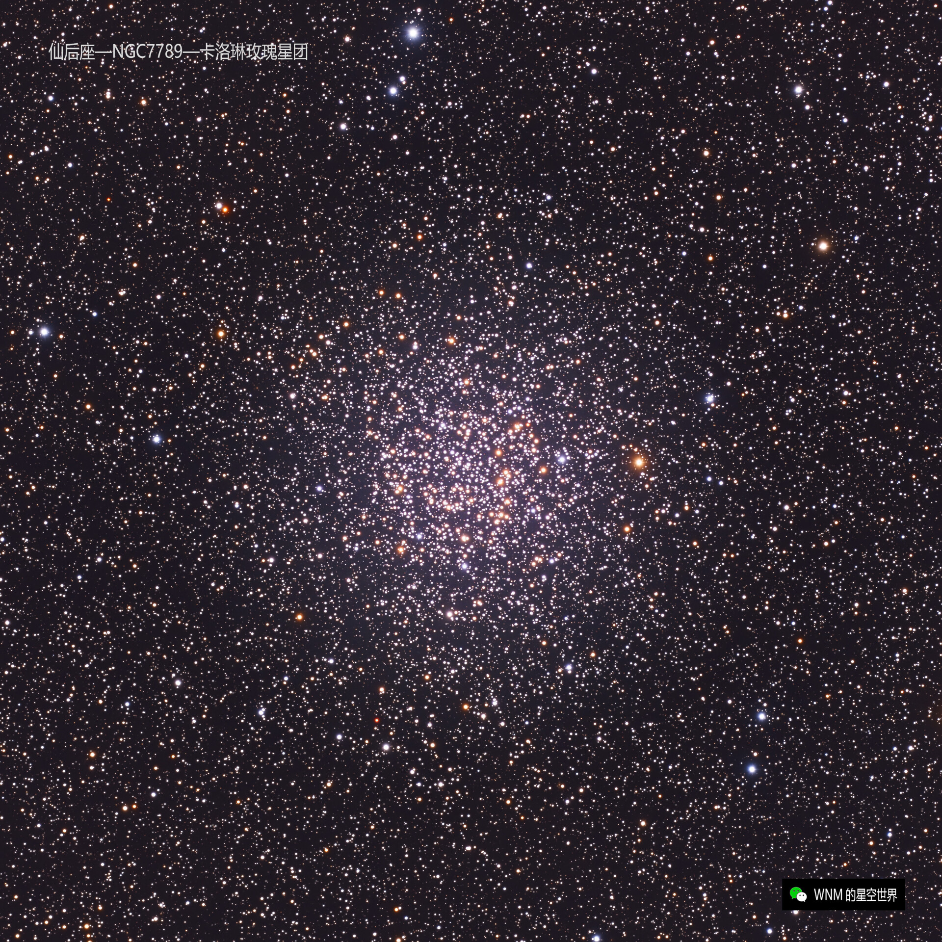 NGC7789_卡洛琳玫瑰星团_RGB