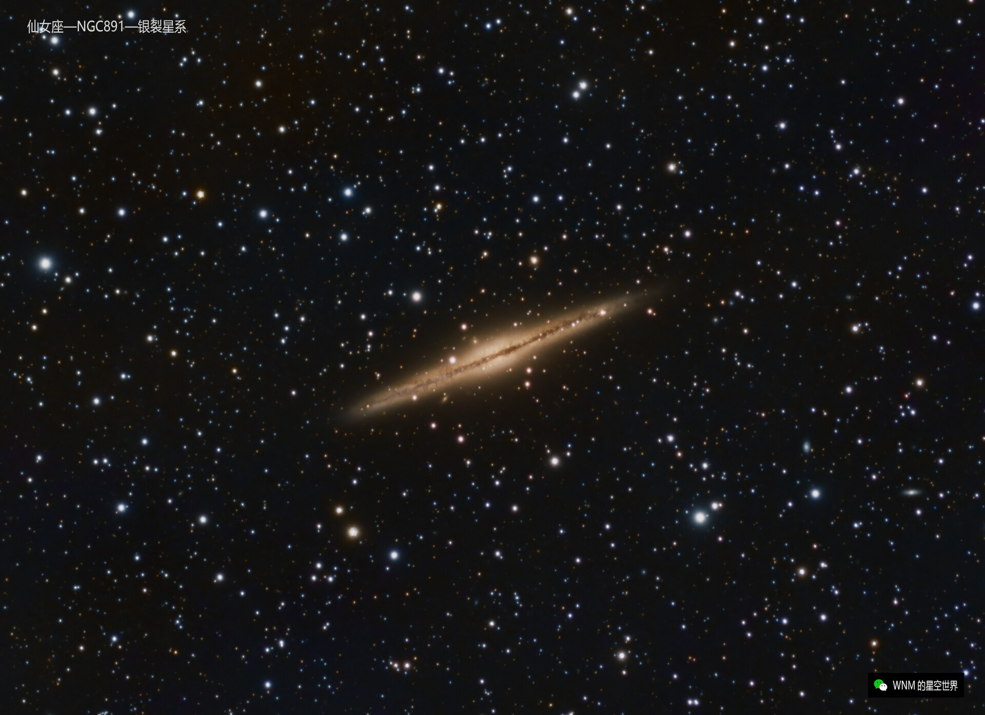 NGC891_银裂星系