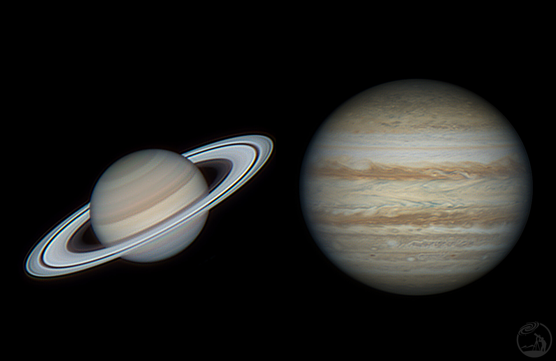 冲日的土星邂逅冲日的木星
