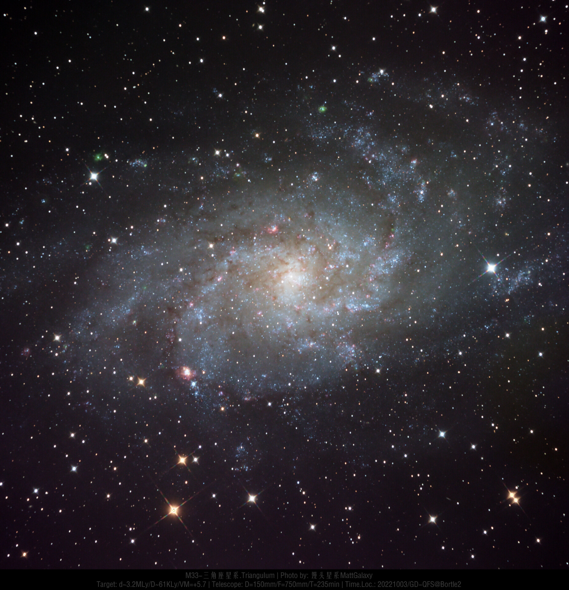 M33-三角座星系.Triangulum