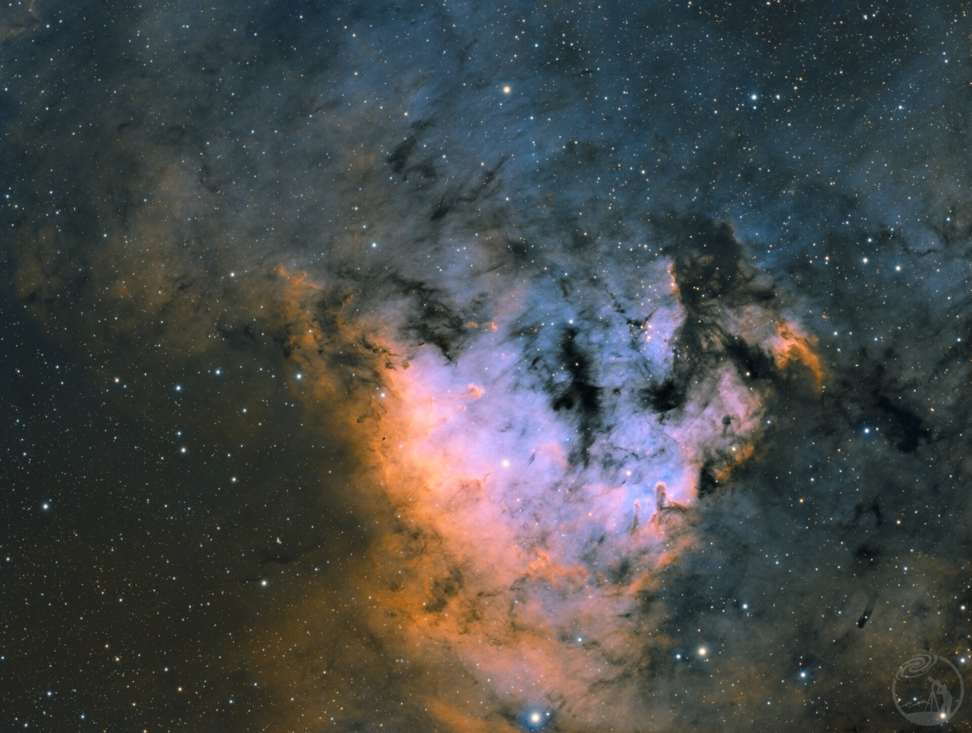 NGC7822大问号星云局部