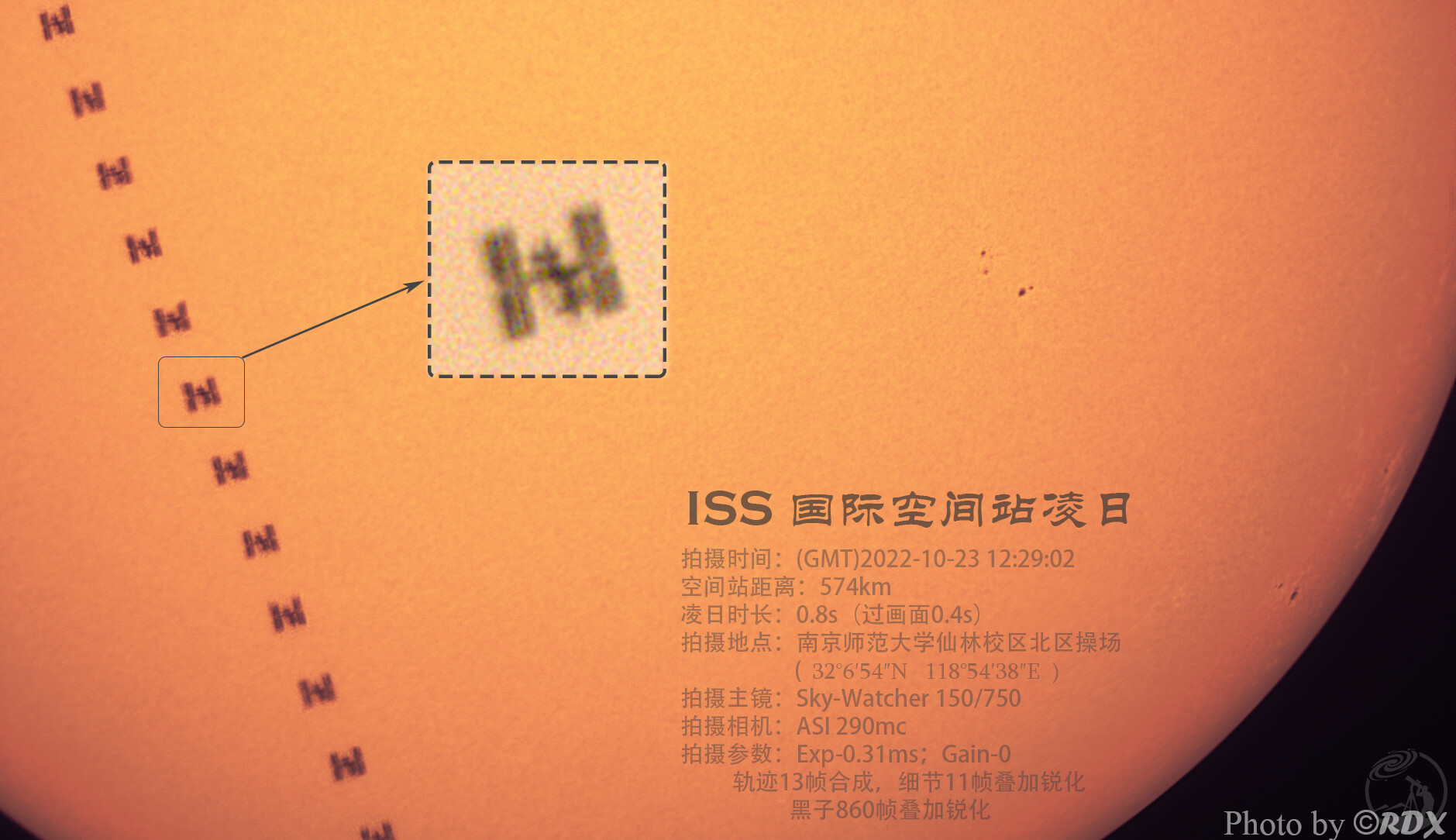 ISS凌日社团观测