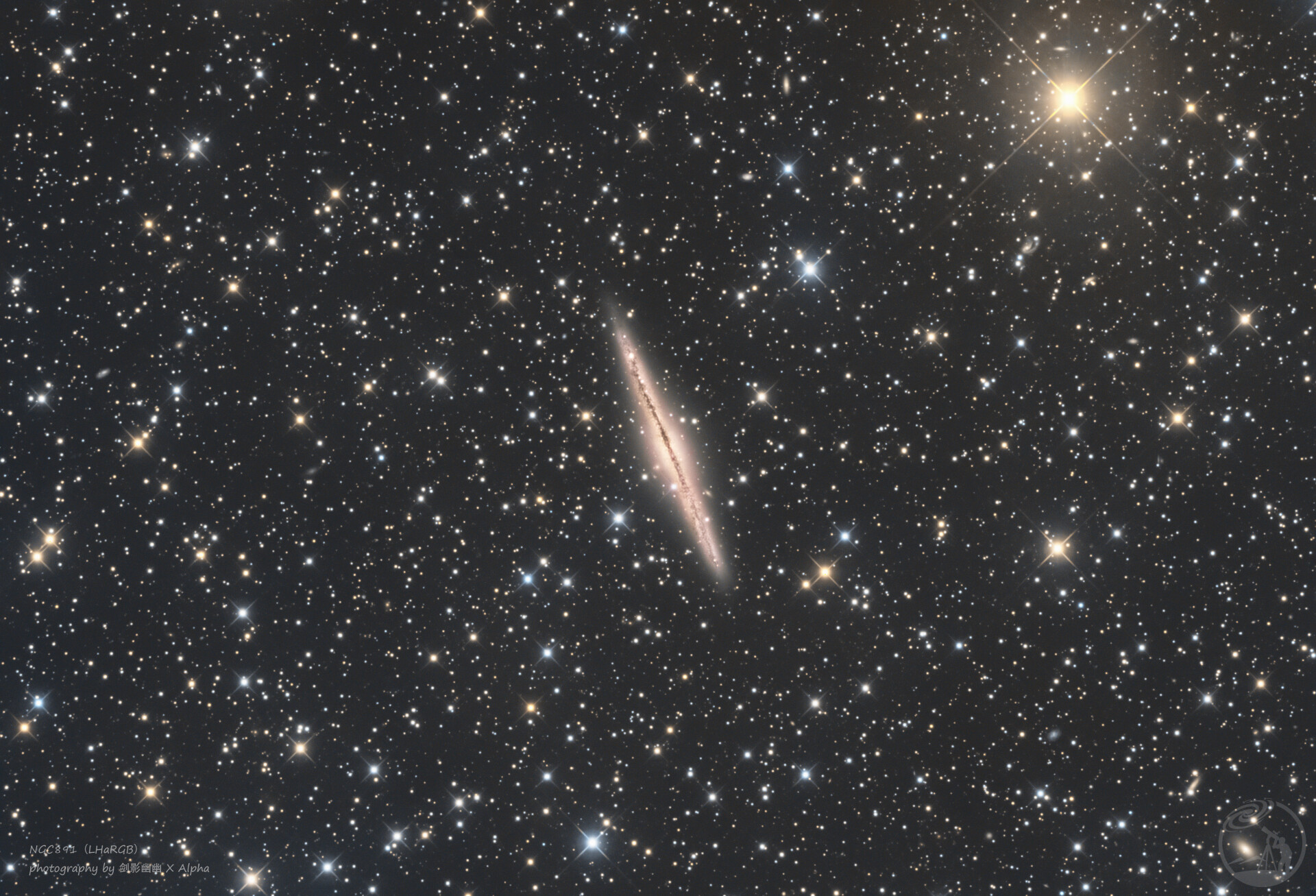 NGC891侧向星系（LRGBHa）