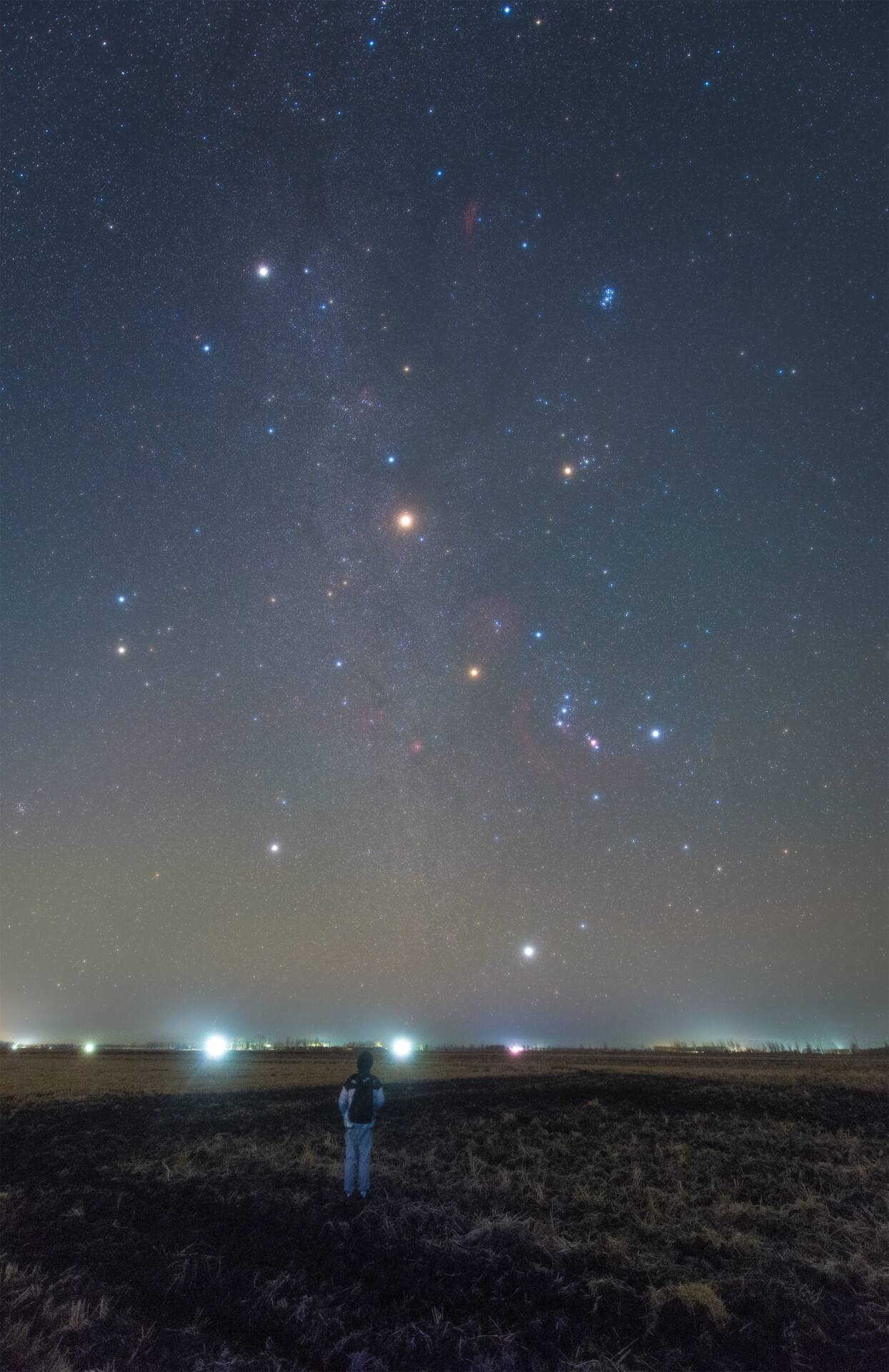 冬季星空大钻石和大三角