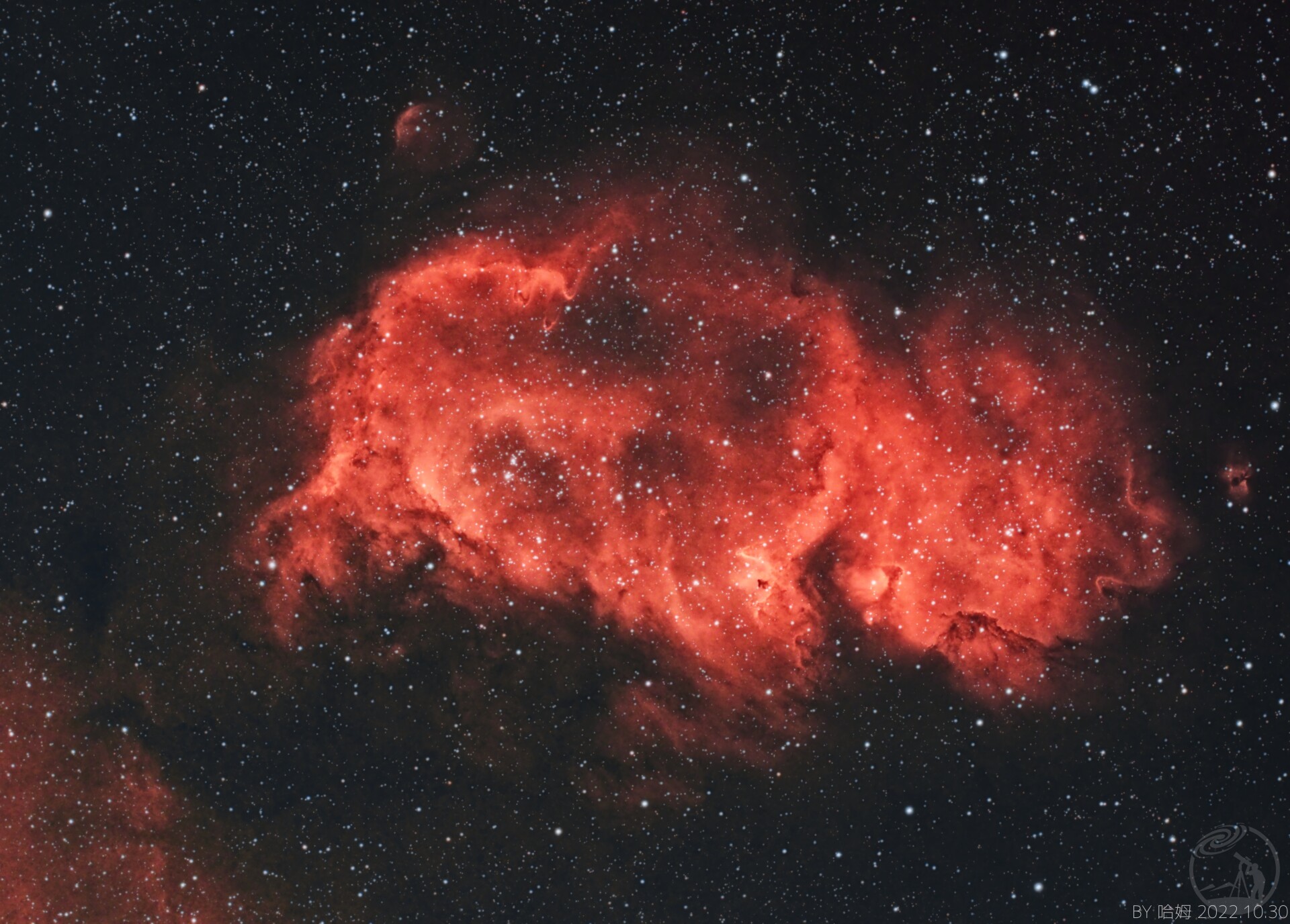 城市深空：灵魂星云（IC1848)