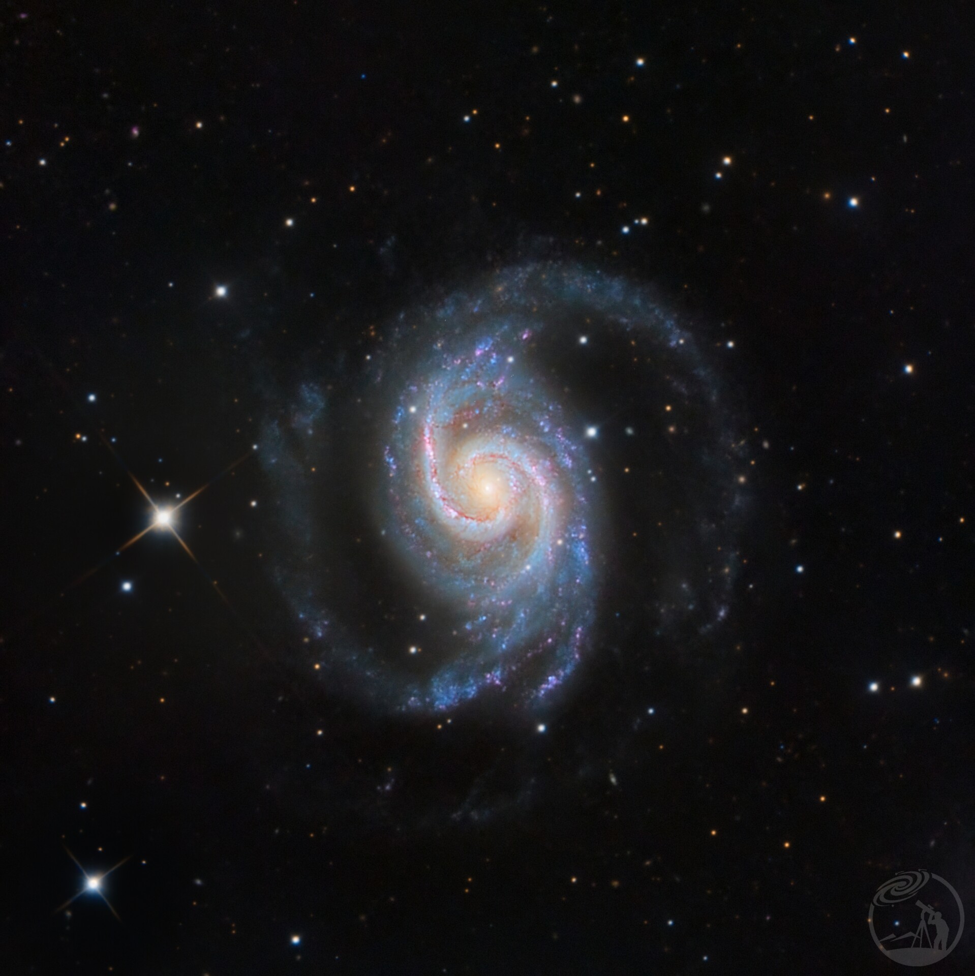 NGC1566 西班牙舞者螺旋星系