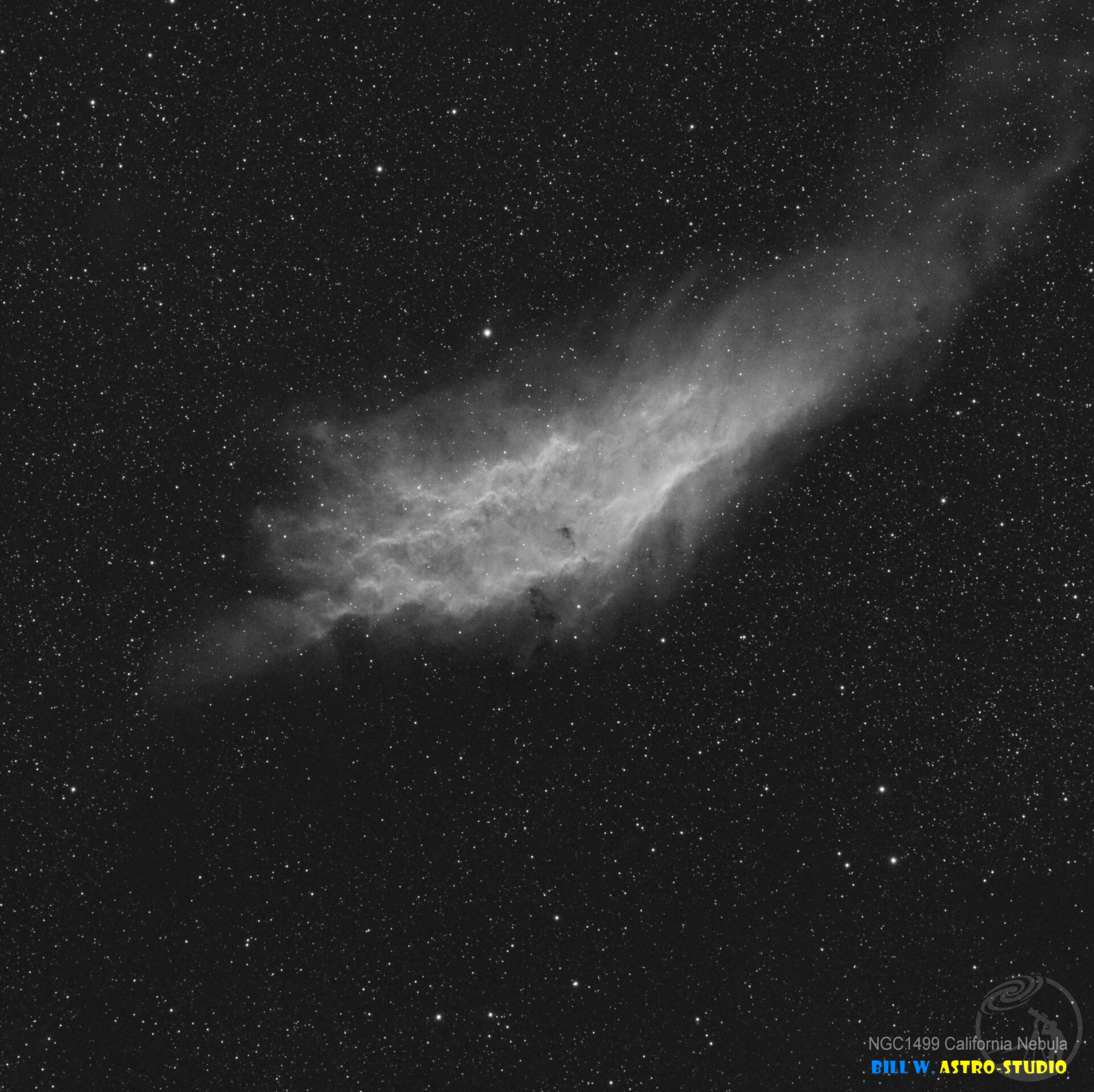 NGC1499加州星云（Ha窄带）