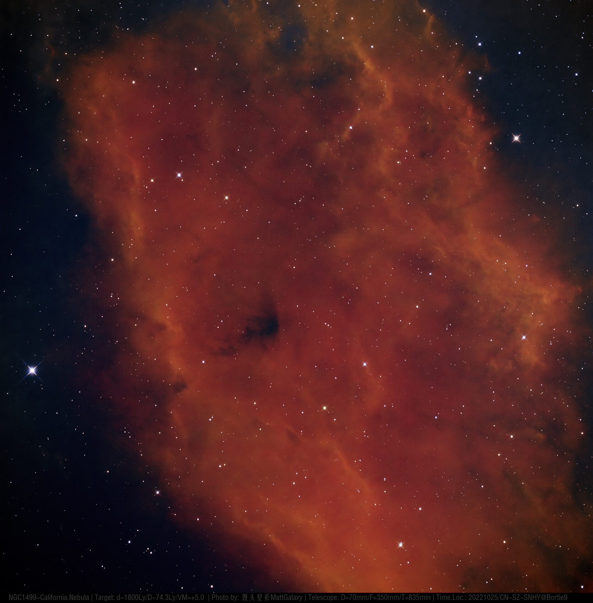 【9级深空行动】NGC1499-加州星云 California.Nebula
