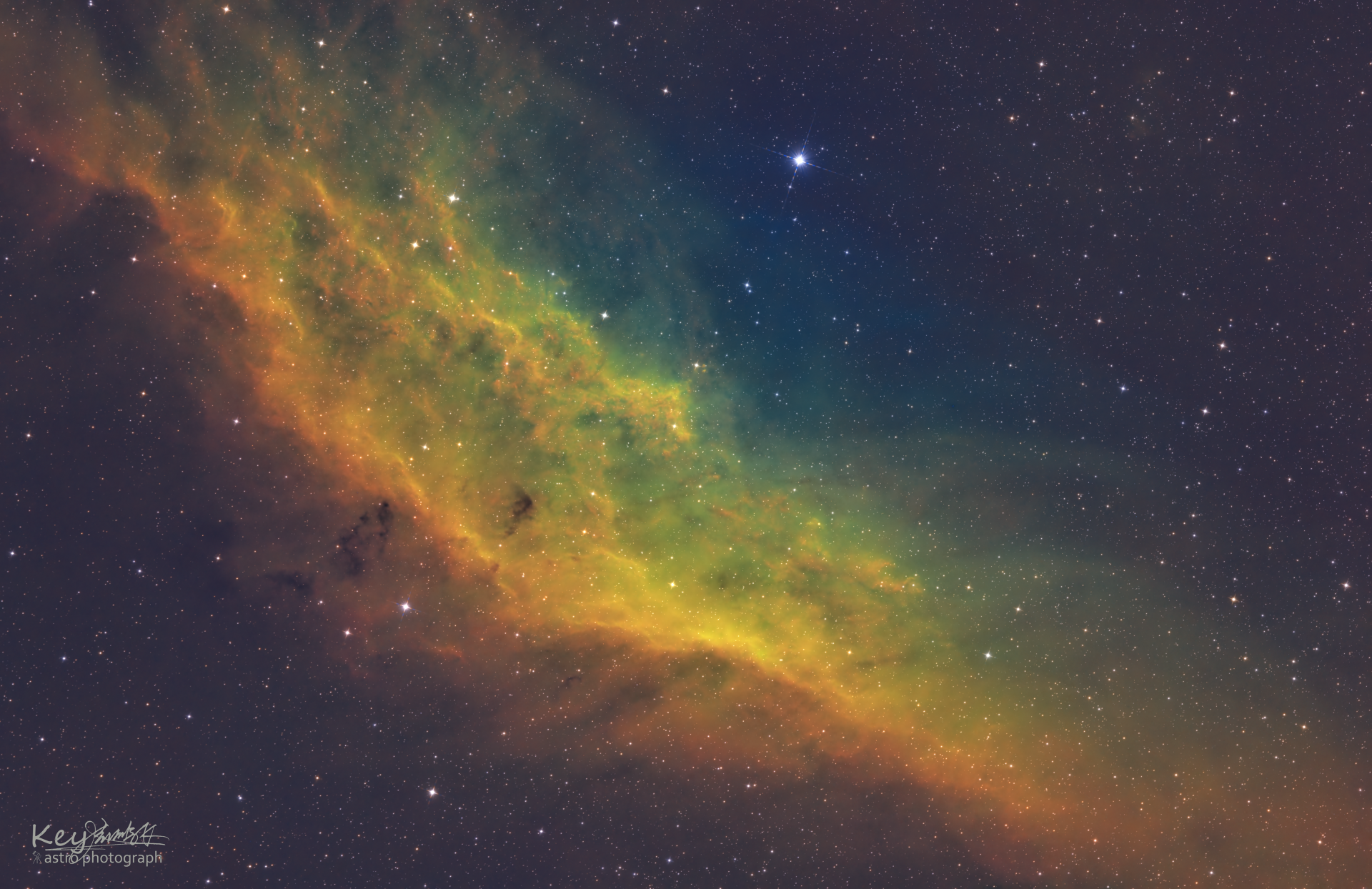 NGC1499 彩虹桥