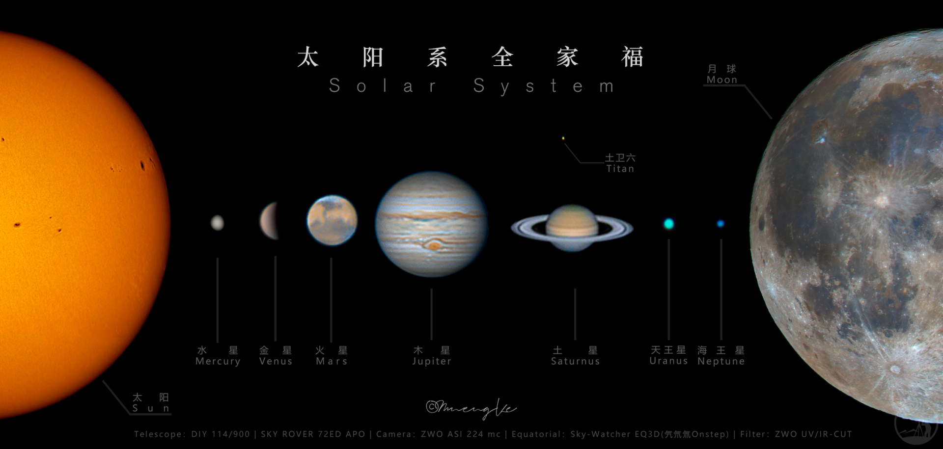 太阳系全家福(全部)