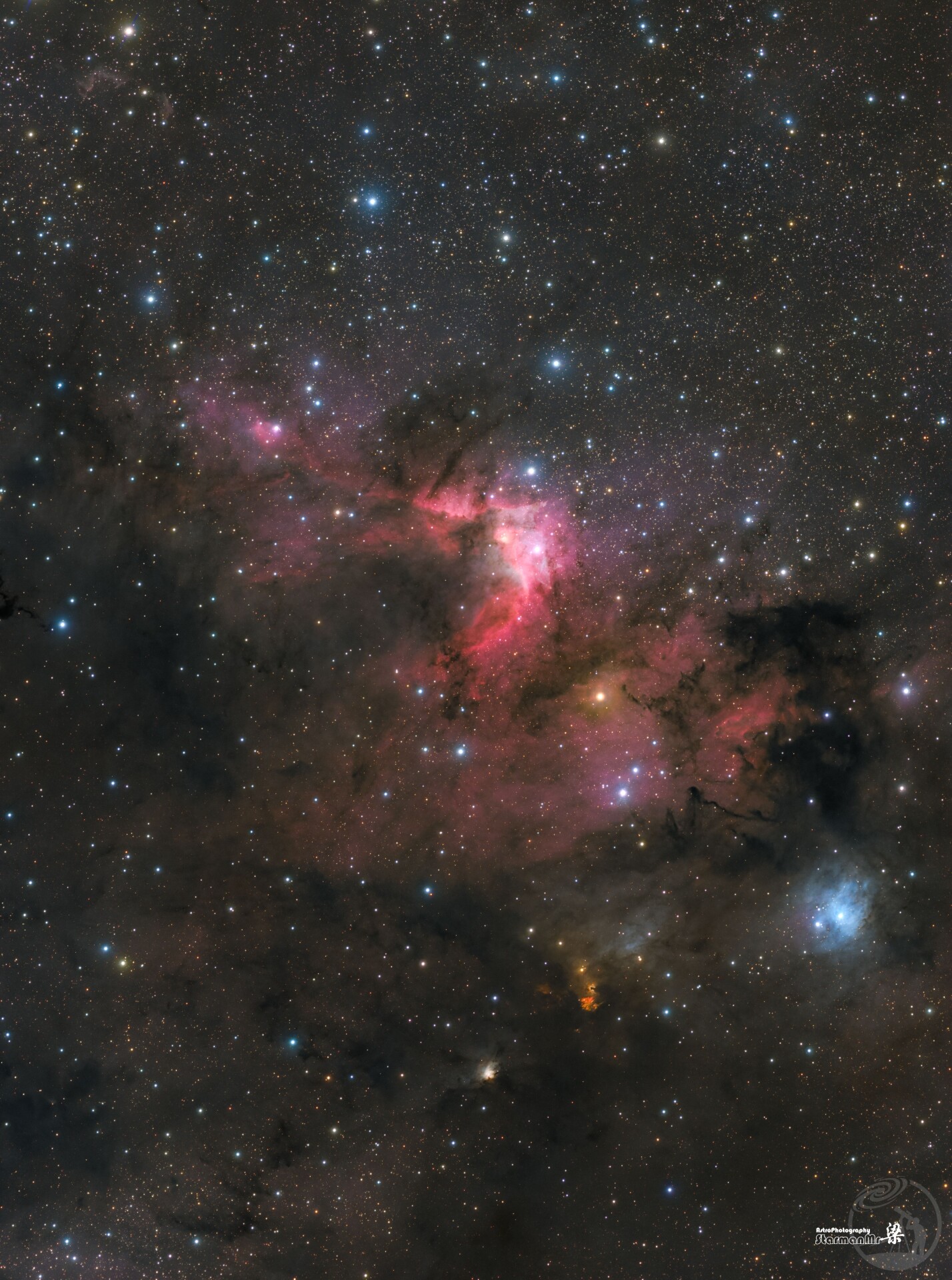 sh2-155 洞穴星云RGB