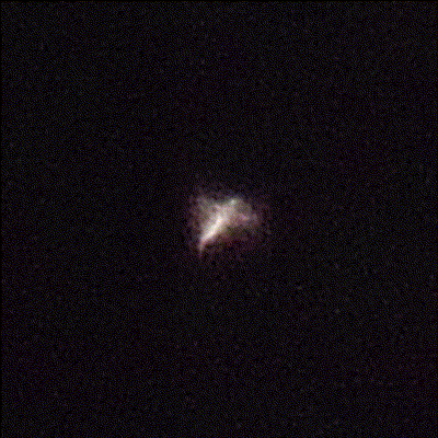 中国空间站开环跟踪试拍