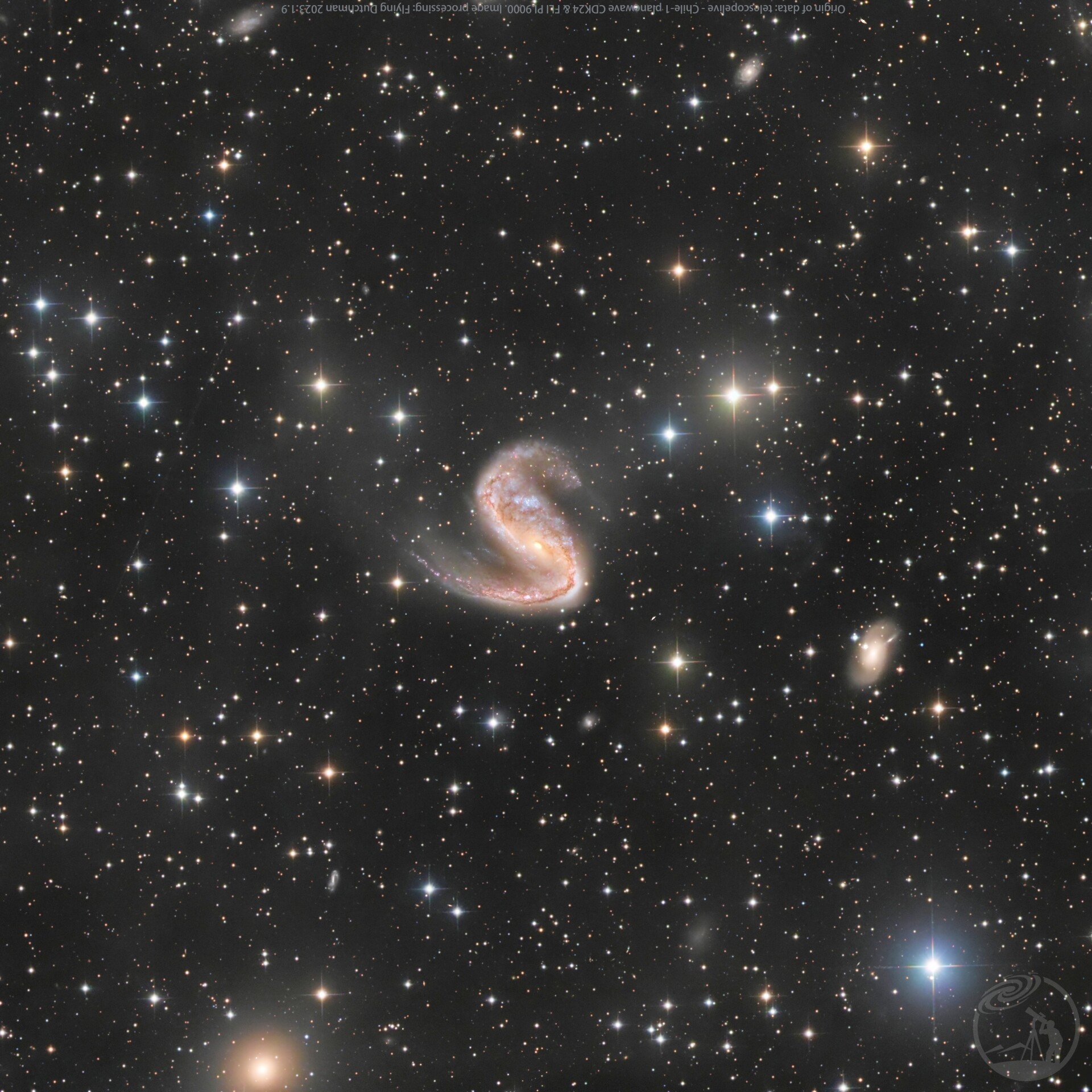 NGC2442 眼镜蛇星系/肉钩星系