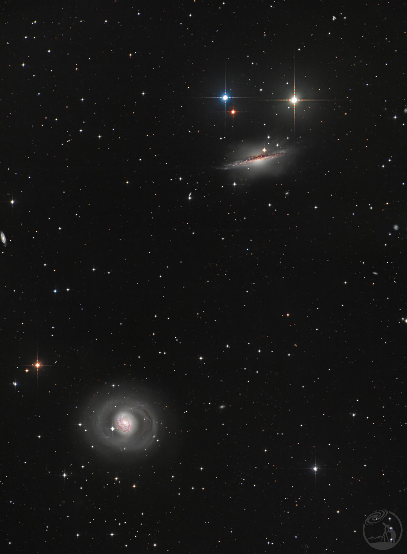 宇宙表情包 NGC1055 M77