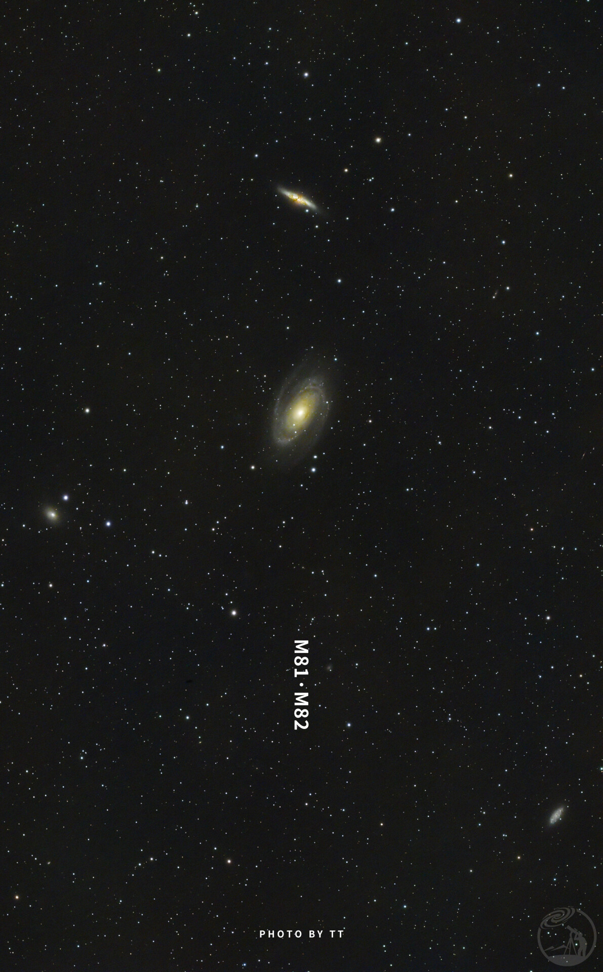 换一个角度看M81和M82