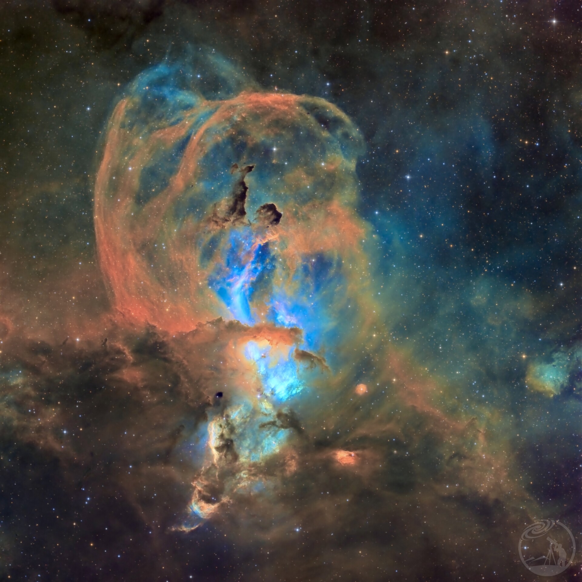 自由女神星云（NGC3576）
