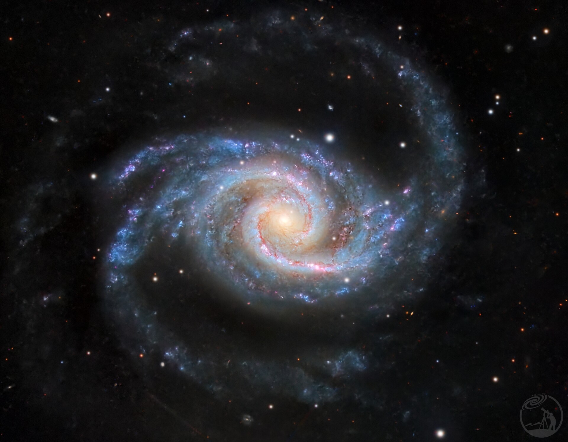 NGC1566 西班牙舞者螺旋星系V2