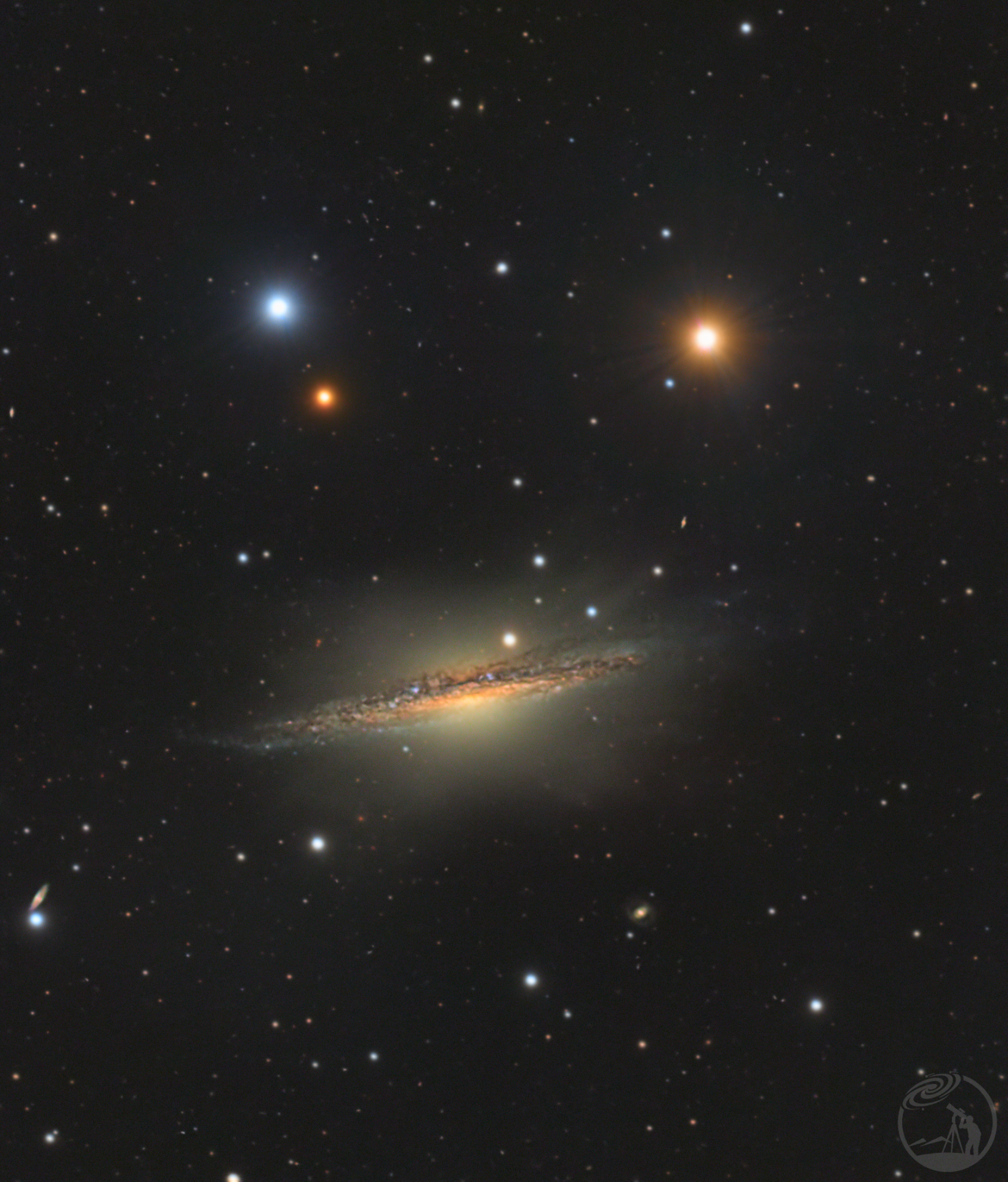 NGC1055笑脸星系