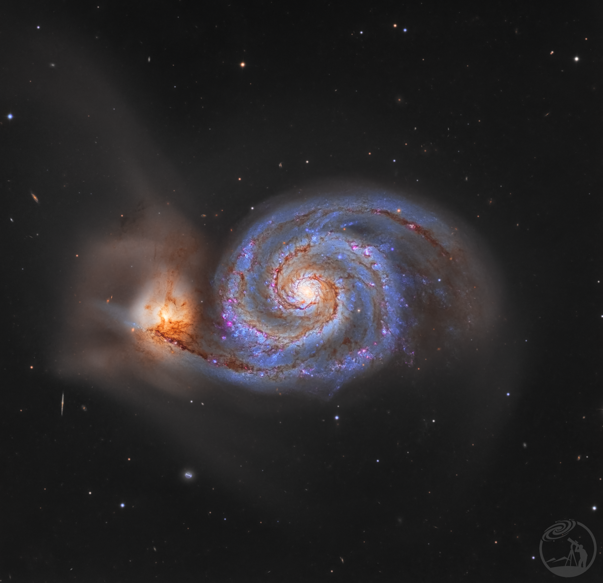 M51漩涡星系(终结版)