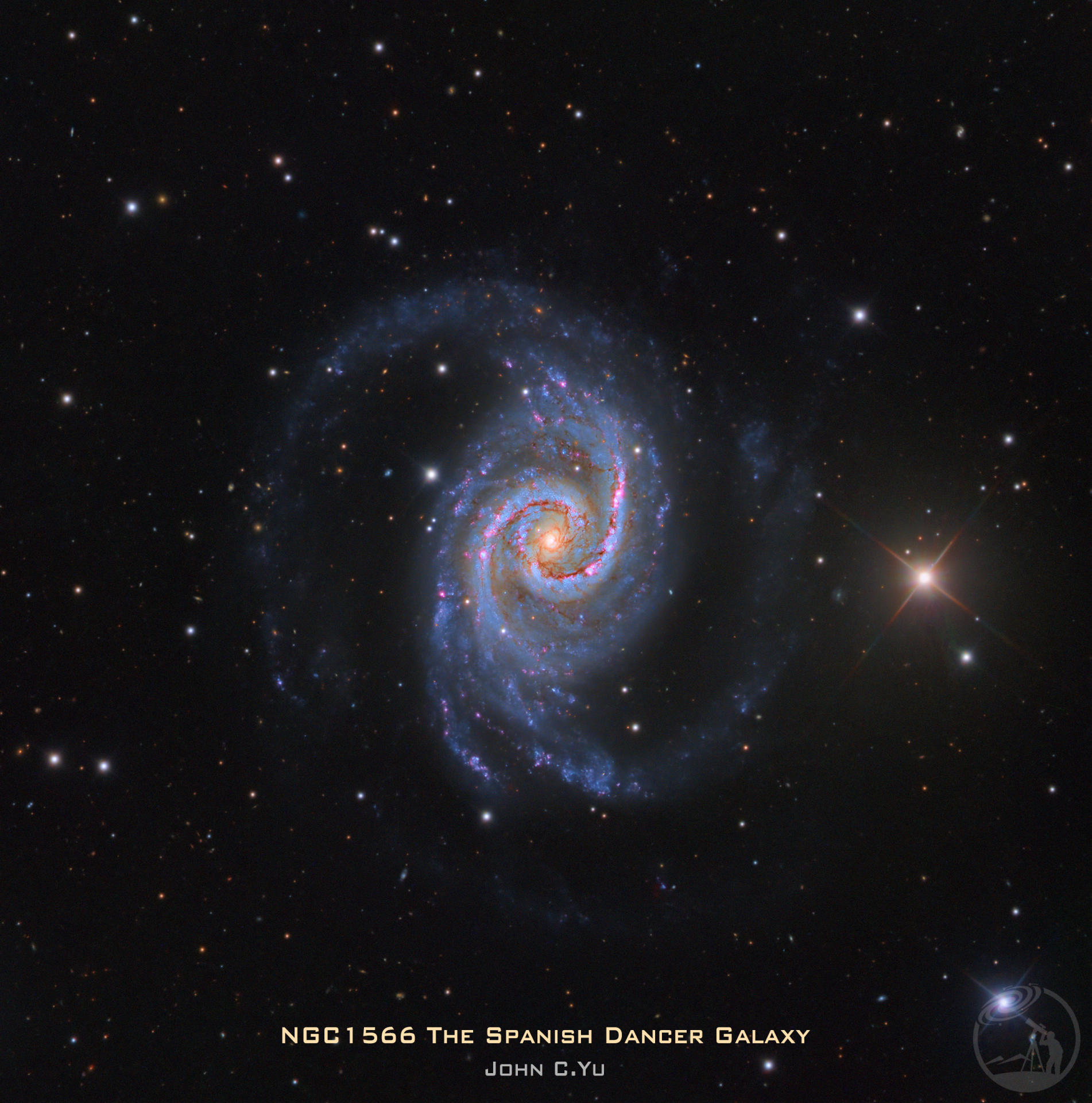 NGC1566-西班牙舞者星系