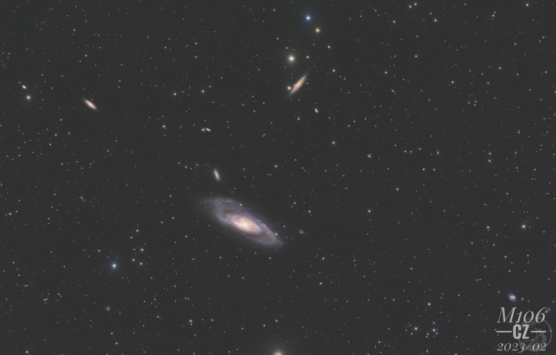 M106&NGC4217