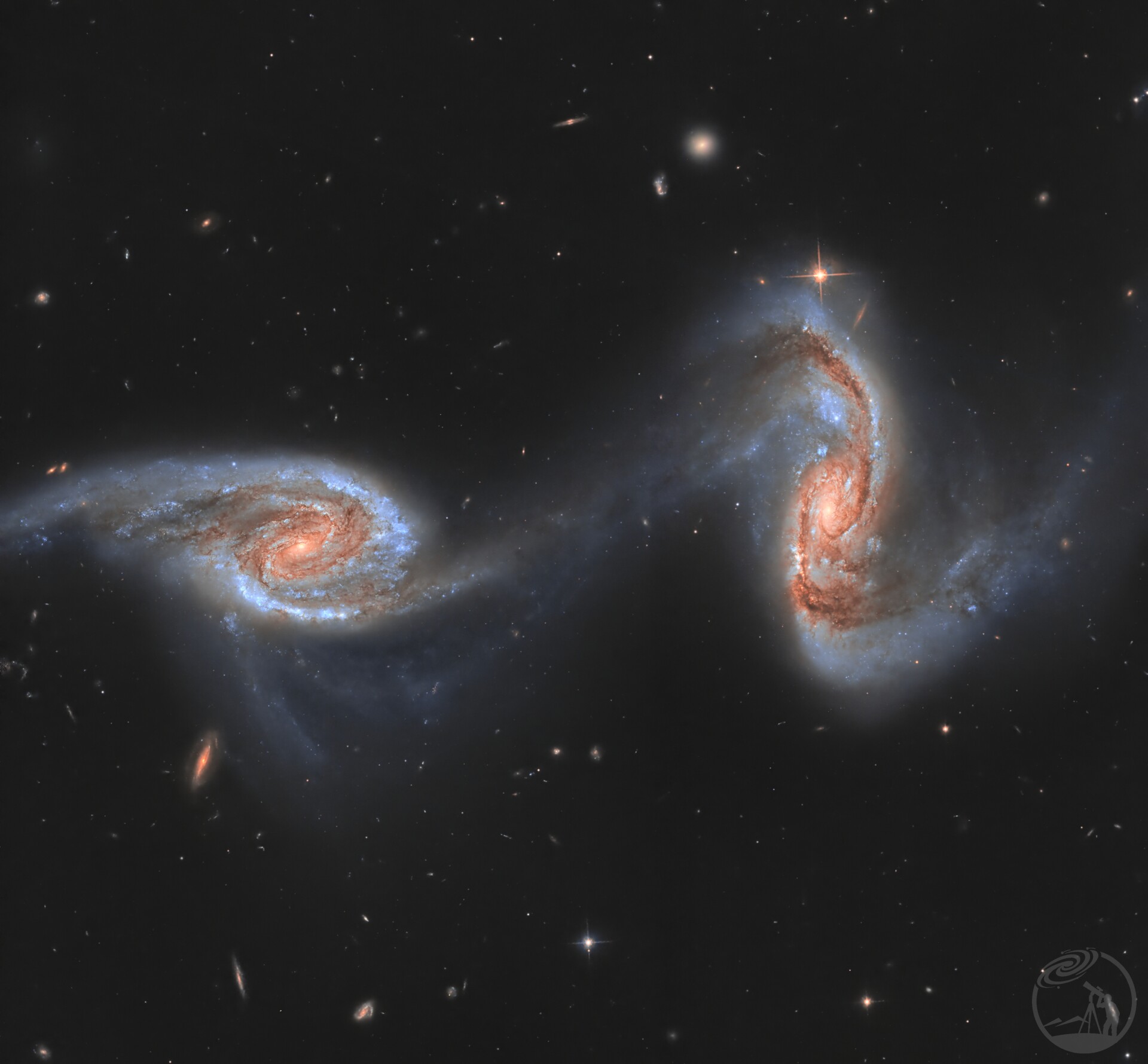 探戈双星系（ARP240）