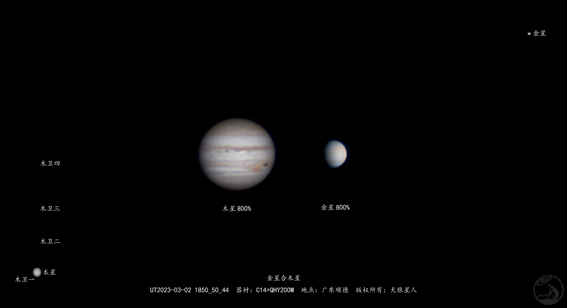 金星合木星