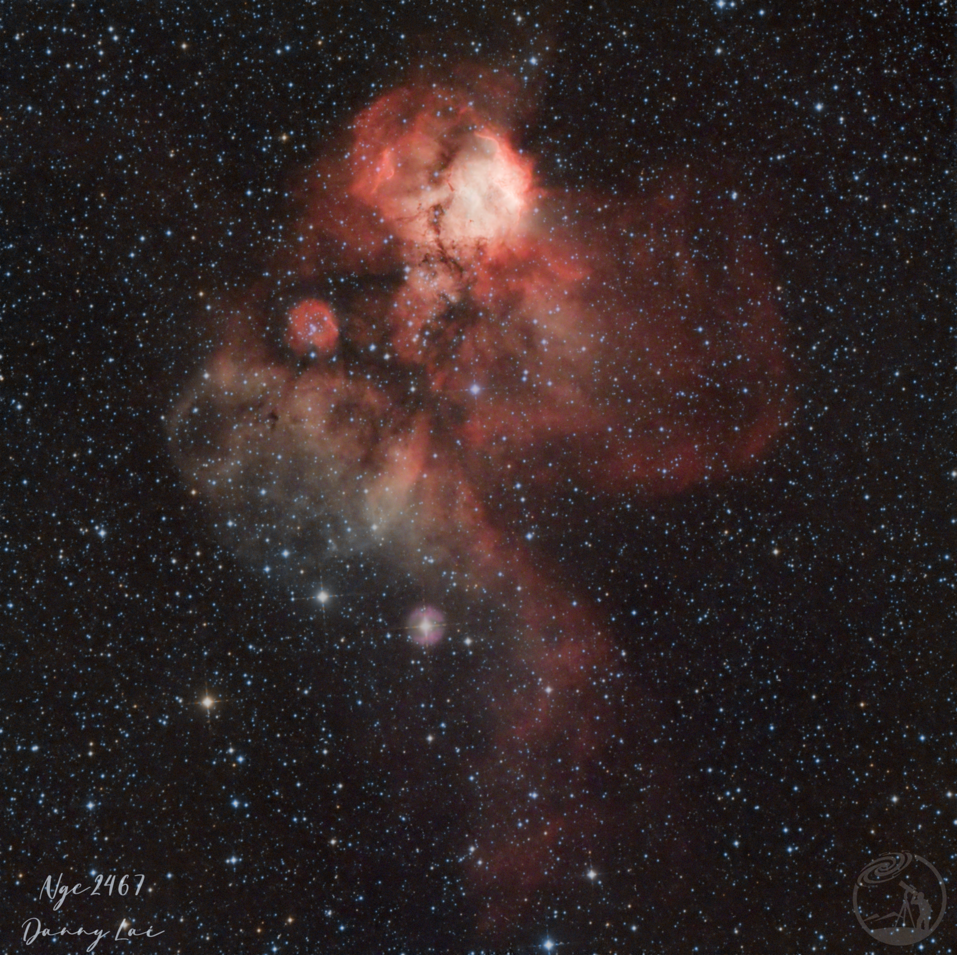 Ngc2467骷髅头星云