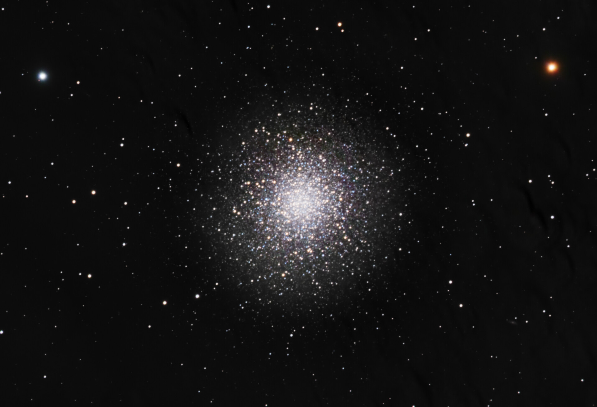 市中心拍摄M13 球状星团