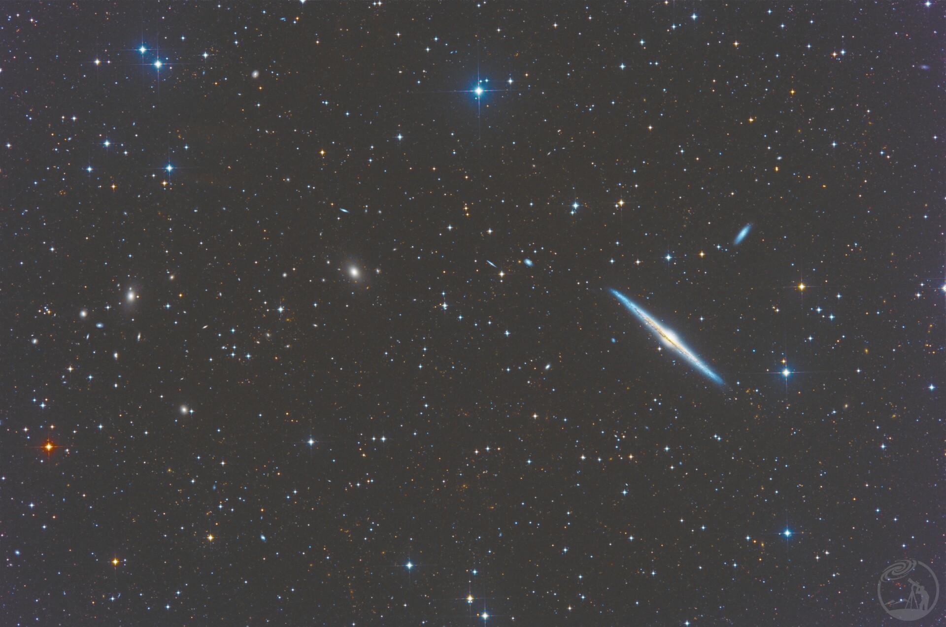 NGC4565和它的朋友们