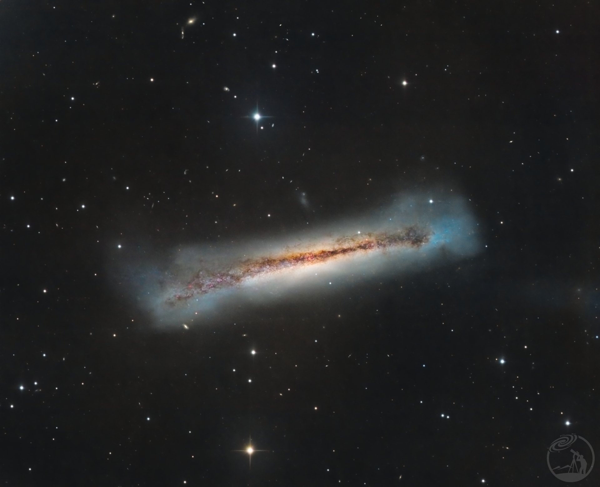 NGC 3628 汉堡星系