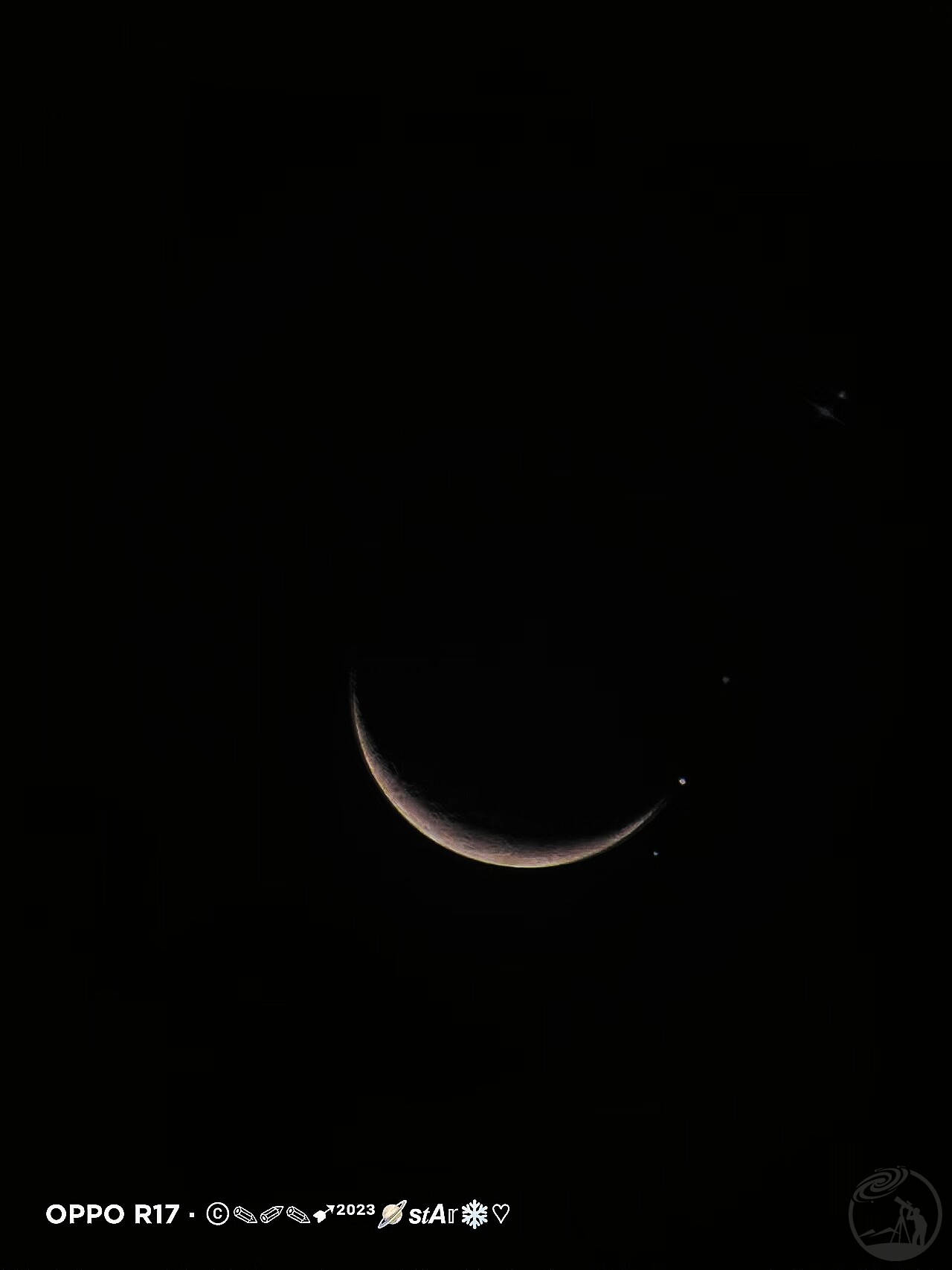 月球和金星